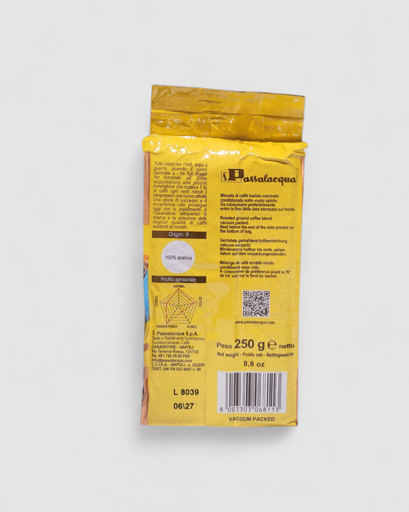 Mexico Miscela Moka Passalacqua 250gr