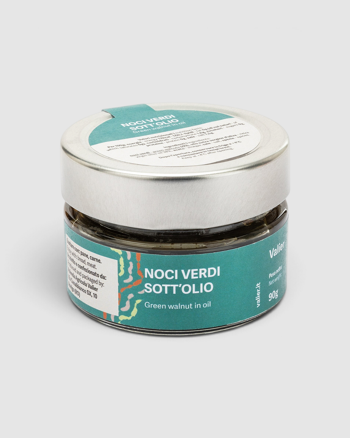 Vasetto di Noci Verdi Sott’olio Azienda Agricola Valier in vendita su Raró Shop