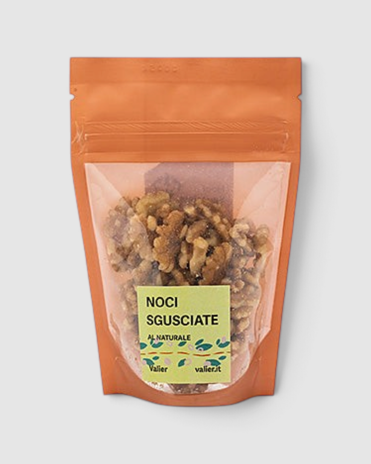 Noci sgusciate naturali Azienda Agricola Valier in busta richiudibile vendute da Raró Shop