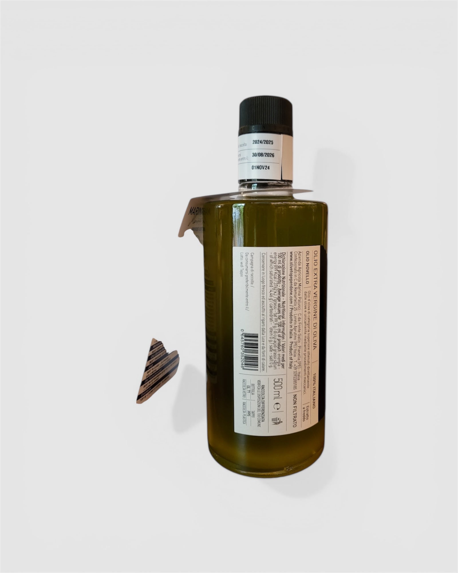 Olio extra vergine di oliva NOVUS - Marina Palusci