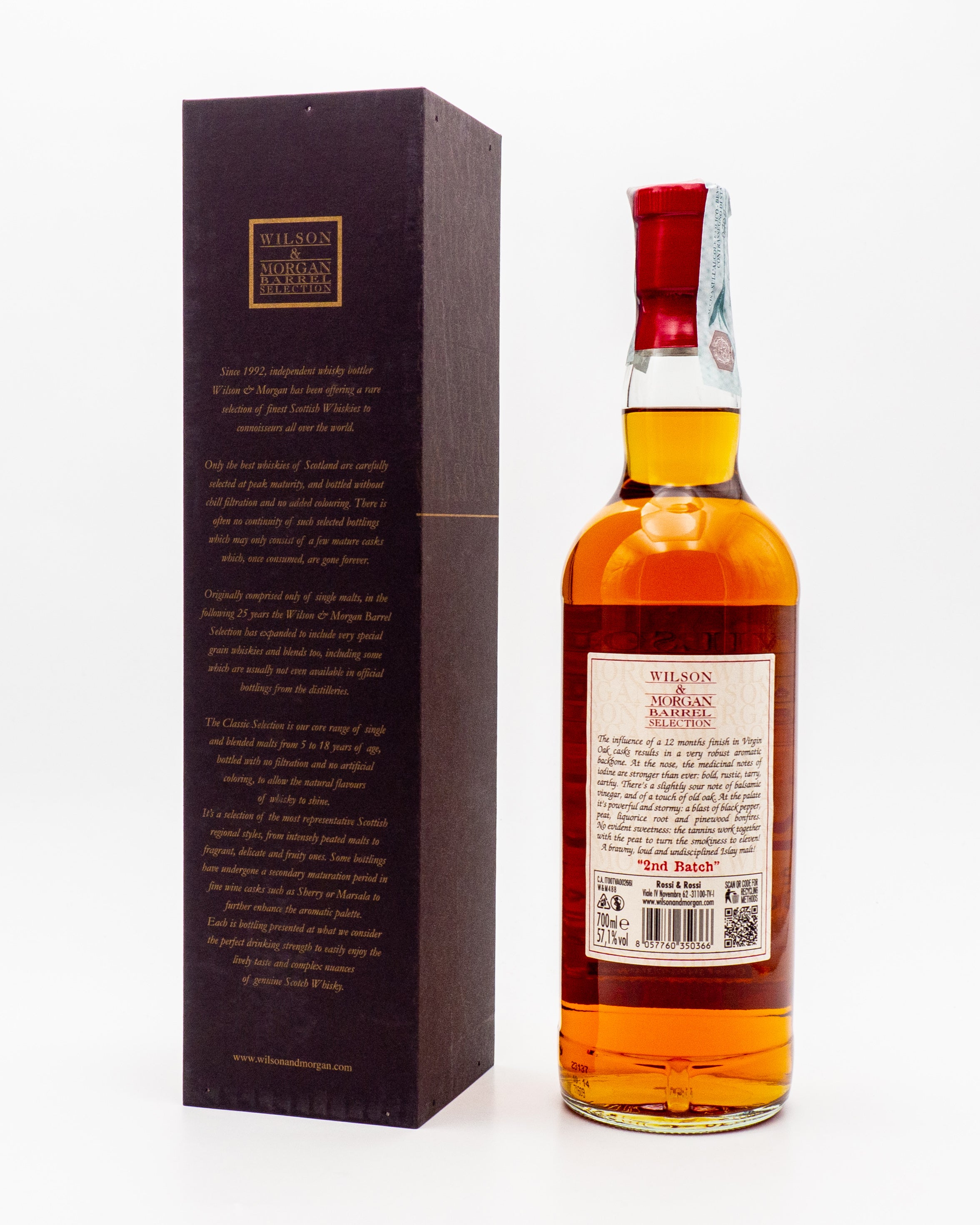 Single Malt Scotch Whisky Caol Ila 2015 Virgin Oak Finish - Wilson & Morgan