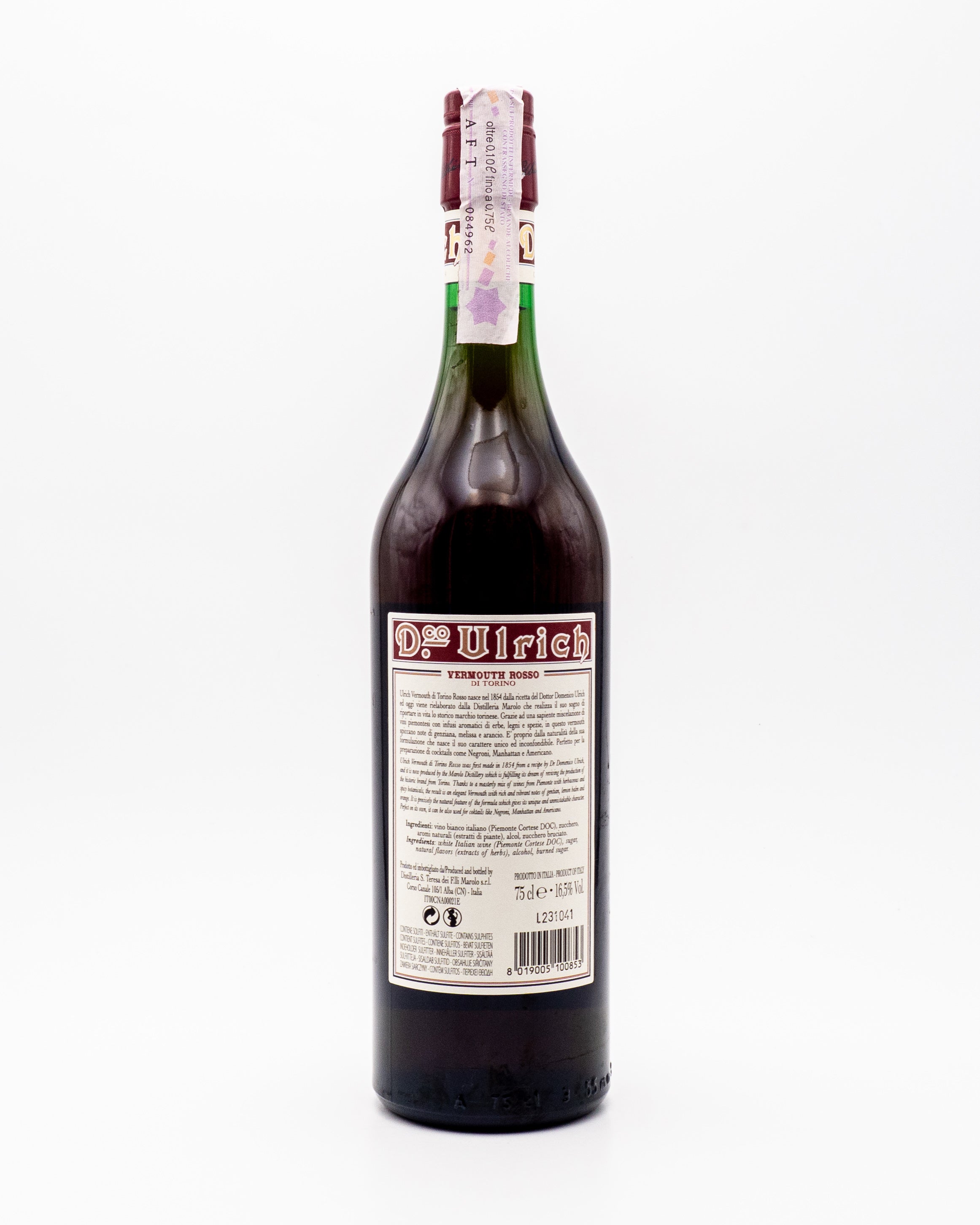 Vermouth Rosso Dr Ulrich - Marolo