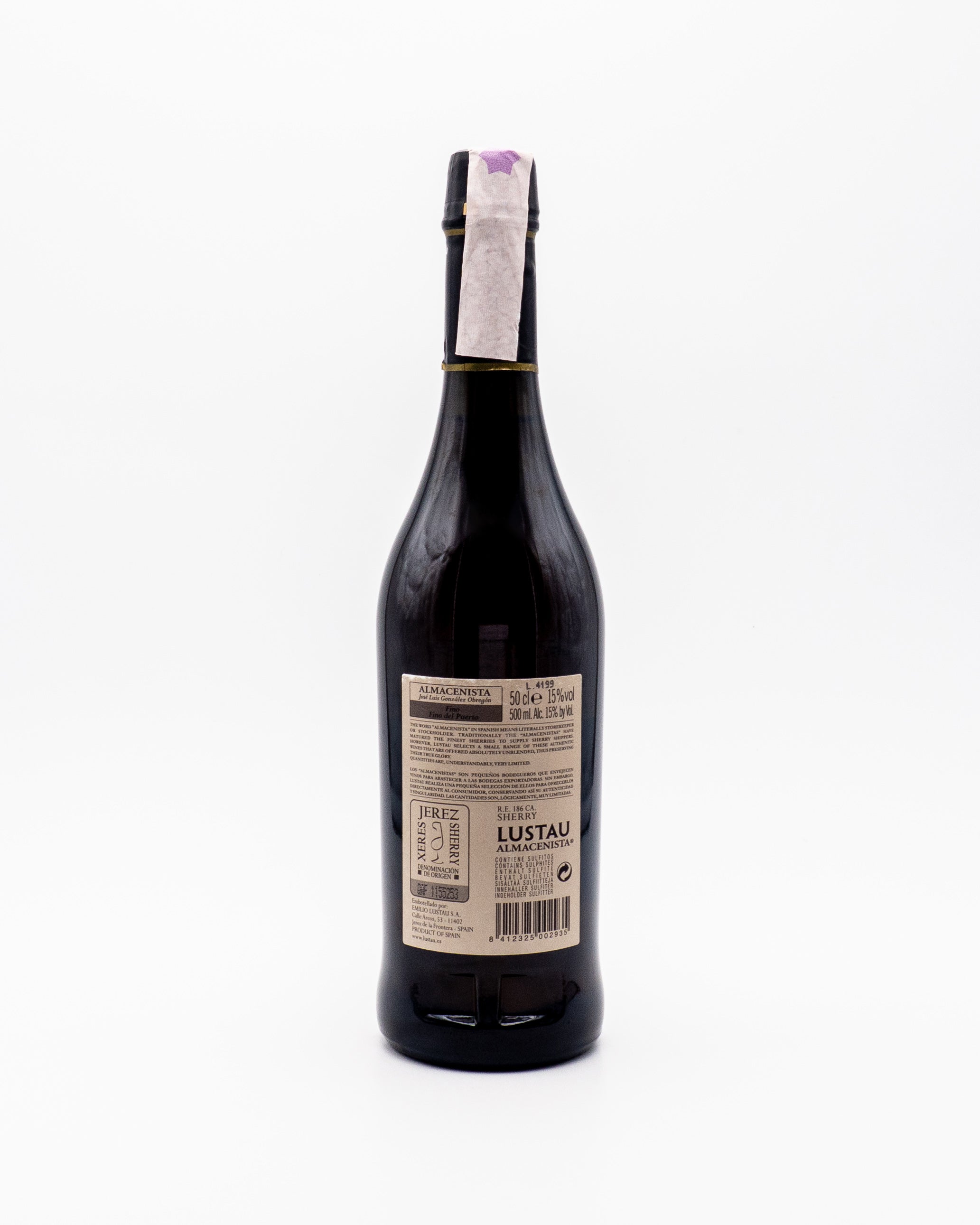 Sherry Fino Del Puerto Gonzales Obregon - Lustau