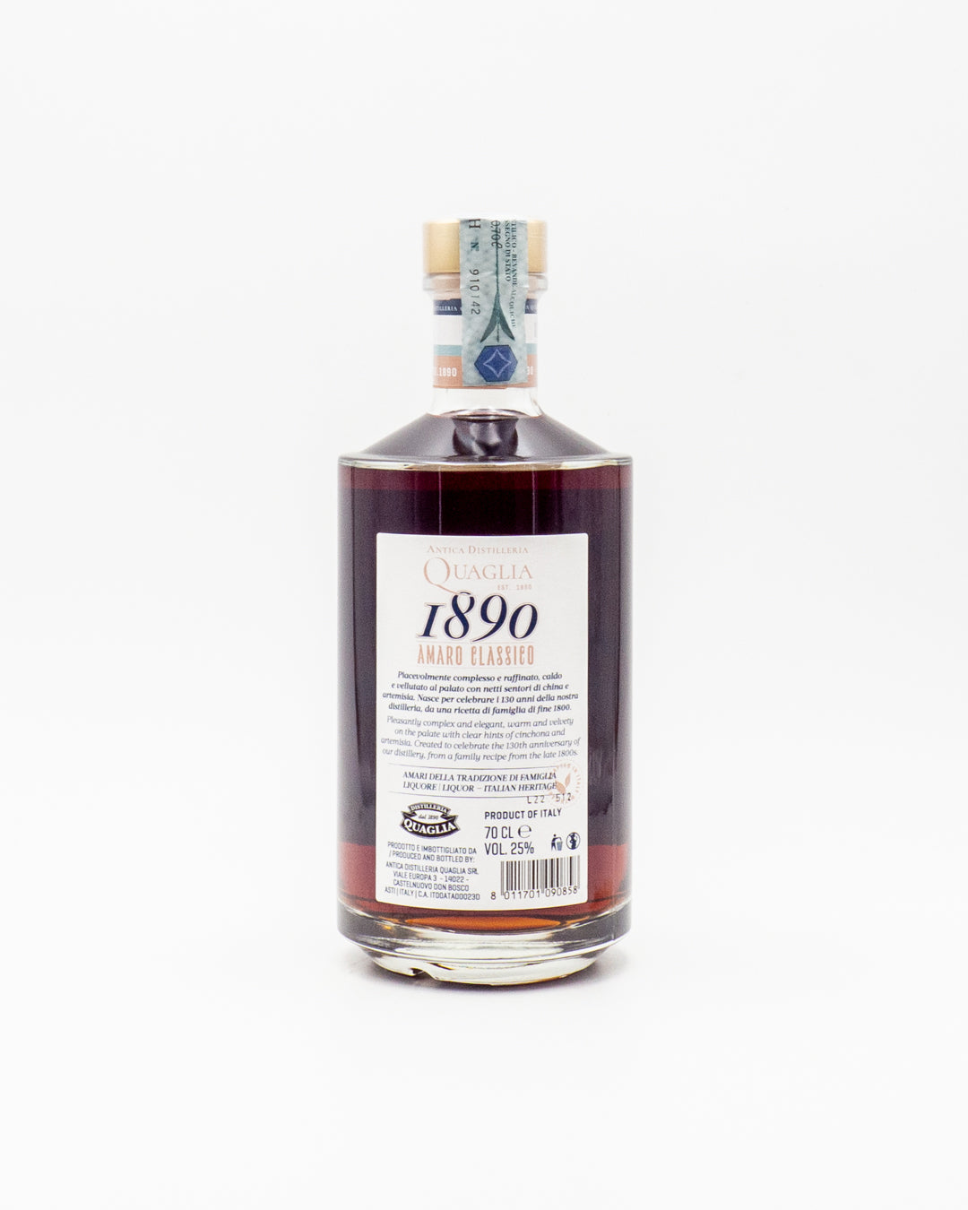 amaro-classico-1890-antica-distilleria-quaglia-25-0-70l