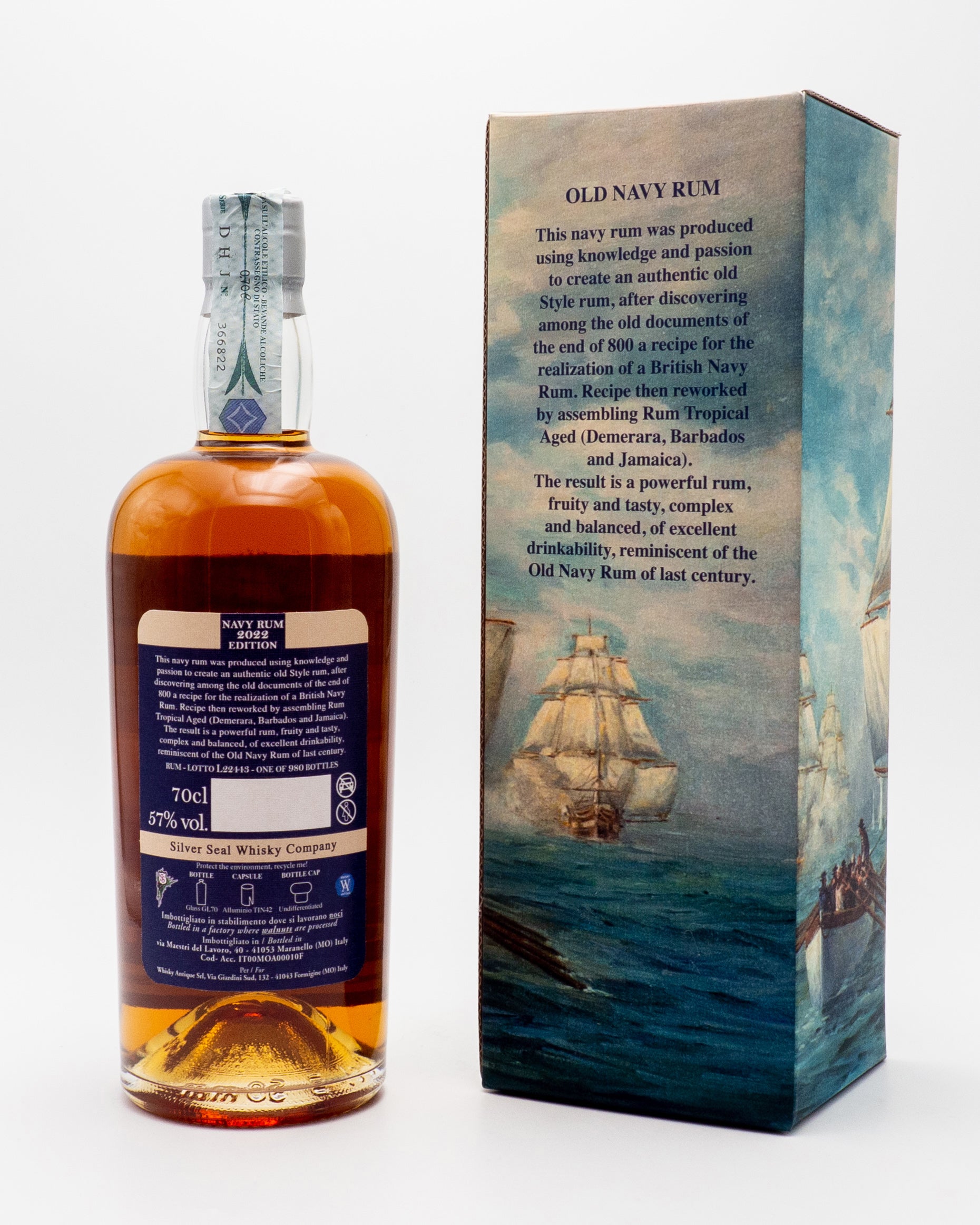 Old Navy Rum 2022 - Silver Seal