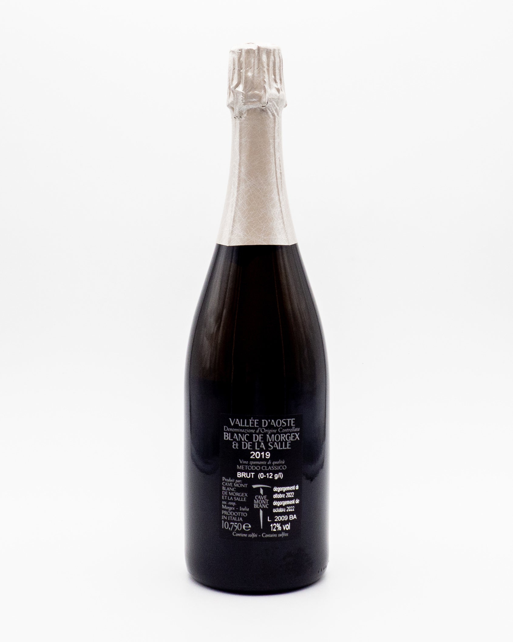 Blanc de Morgex et de la Salle Brut Metodo Classico - Cave Mont Blanc