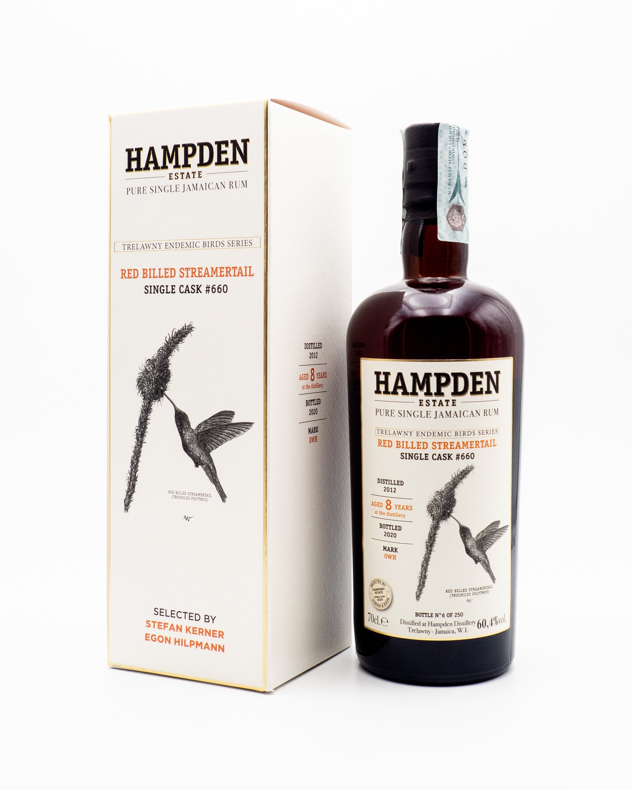 Rum Hampden Red Billed Streamertail OWH Single Cask #660