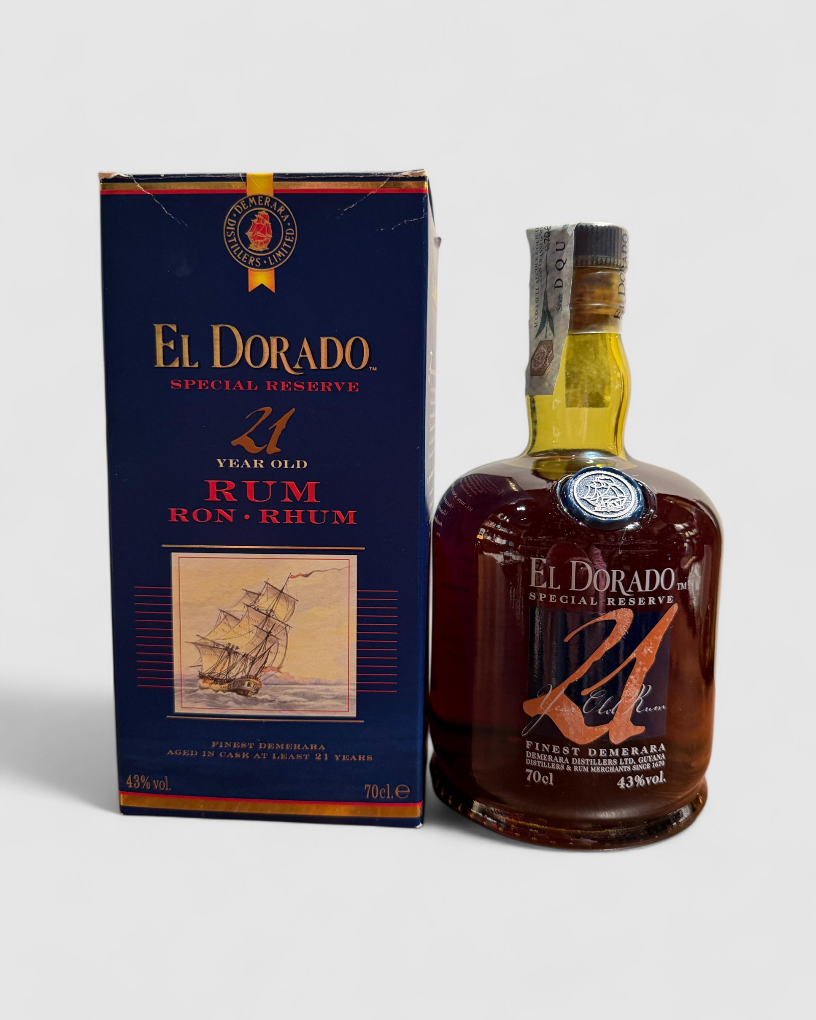 Rum El Dorado Demerara 21Yo