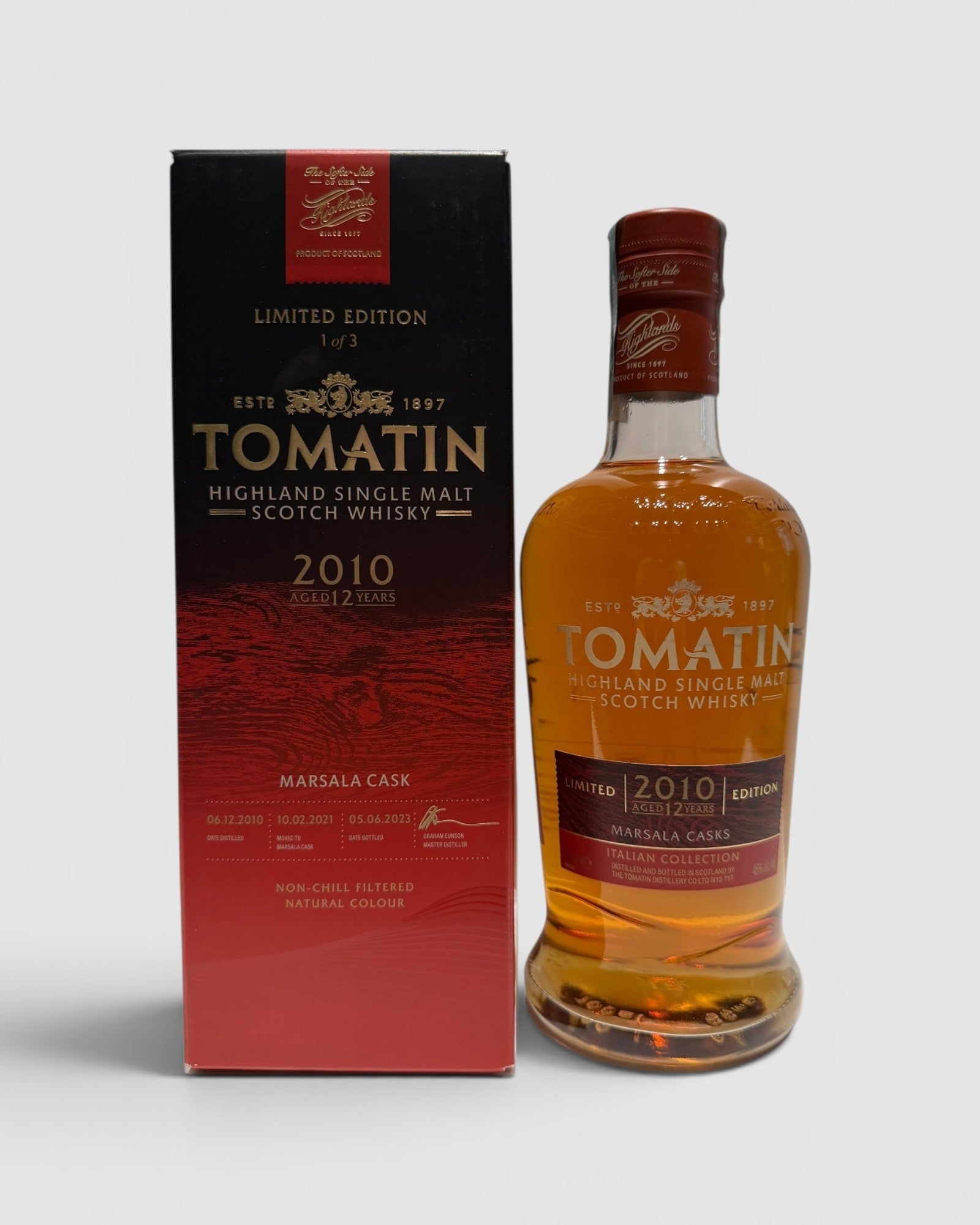 Tomatin 12 Yo Italian Collection Marsala Cask 2010 - Italian Collection