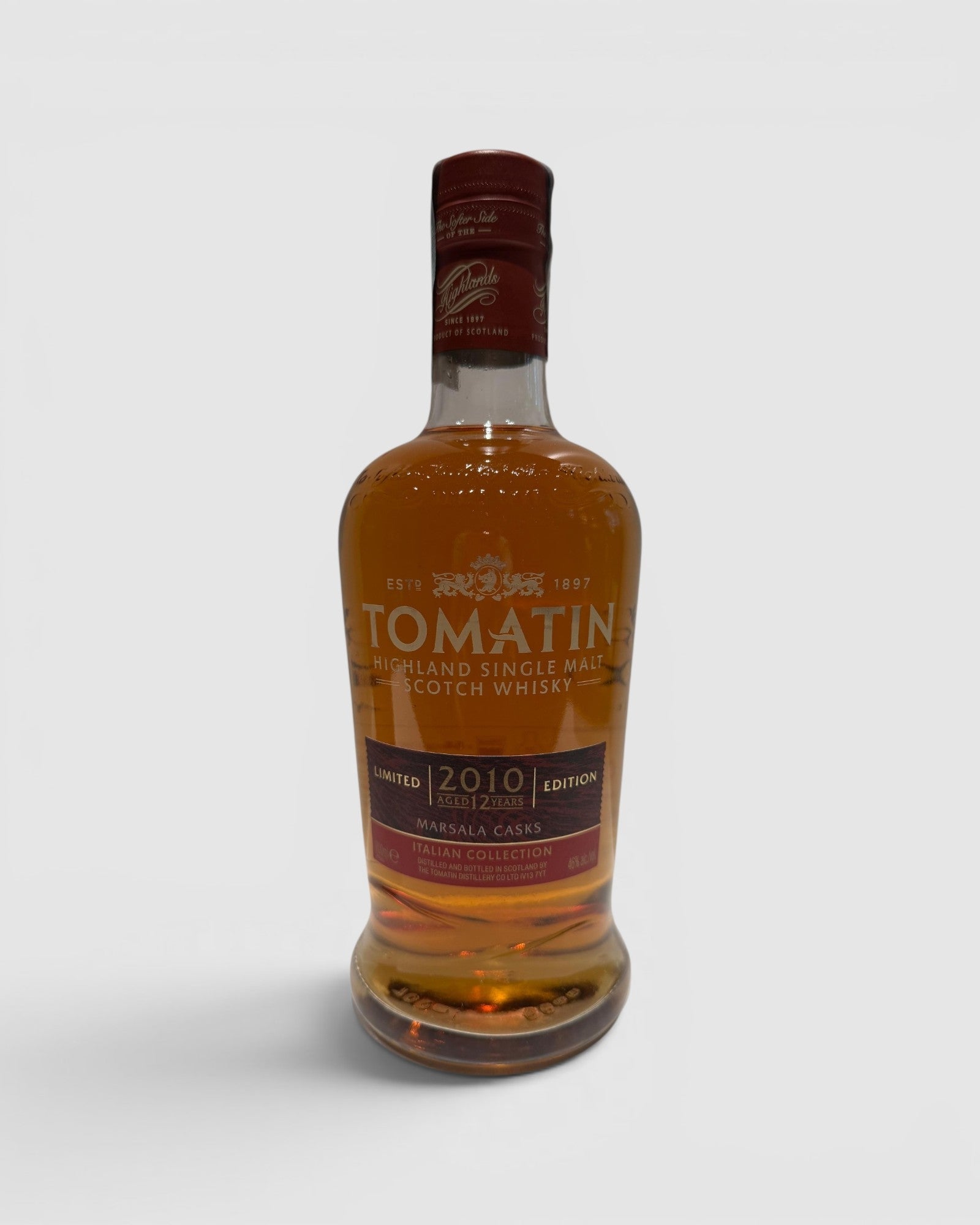 Tomatin 12 Yo Italian Collection Marsala Cask 2010 - Limited Edition