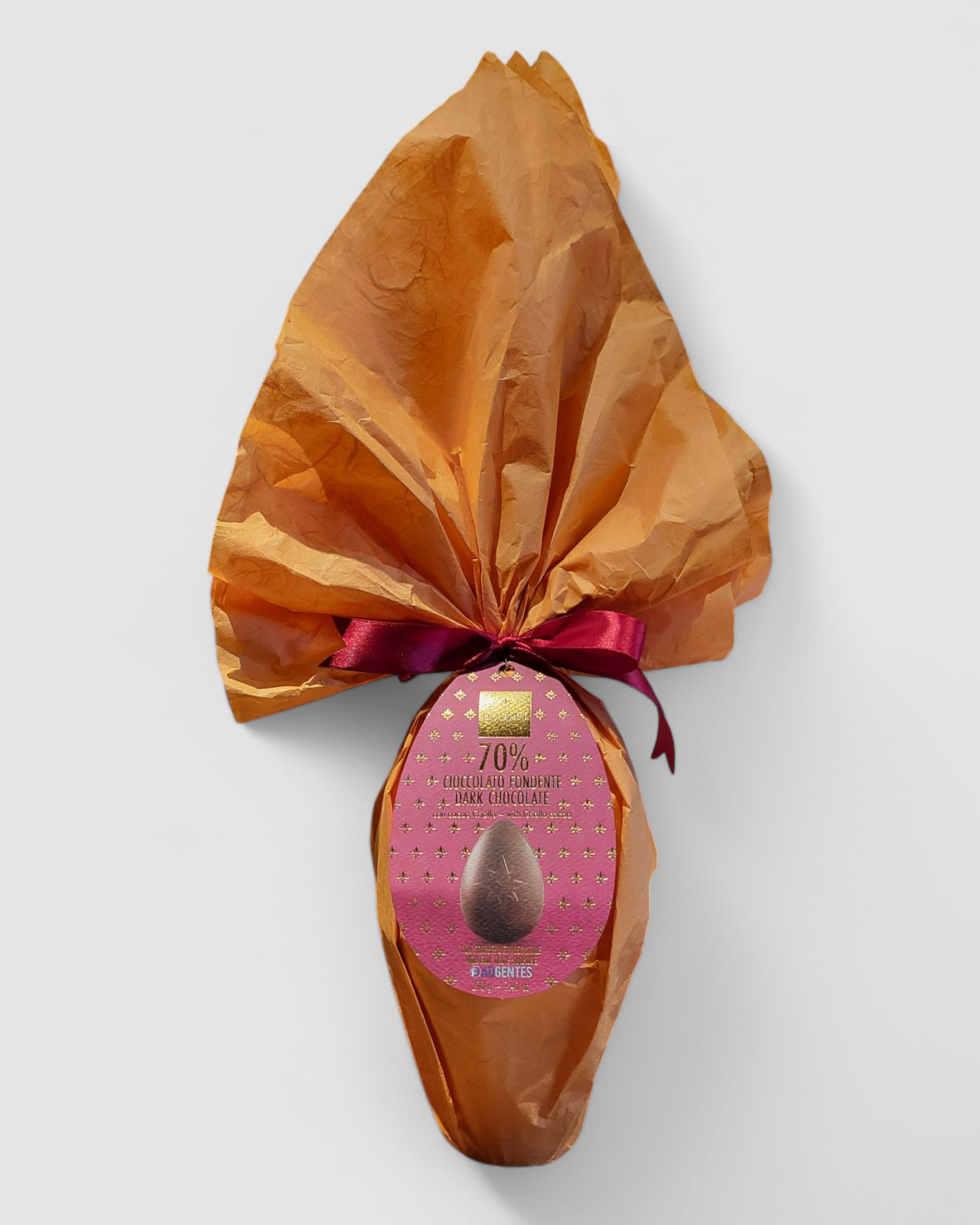 Uovo al 70% cioccolato fondente con cacao Criollo - Domori