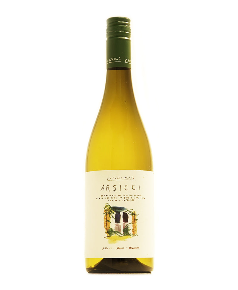 2024 Arsicci Verdicchio Dei Castelli Di Jesi Classico Superiore Tappo Vite Bio* - Fattoria Nanni'