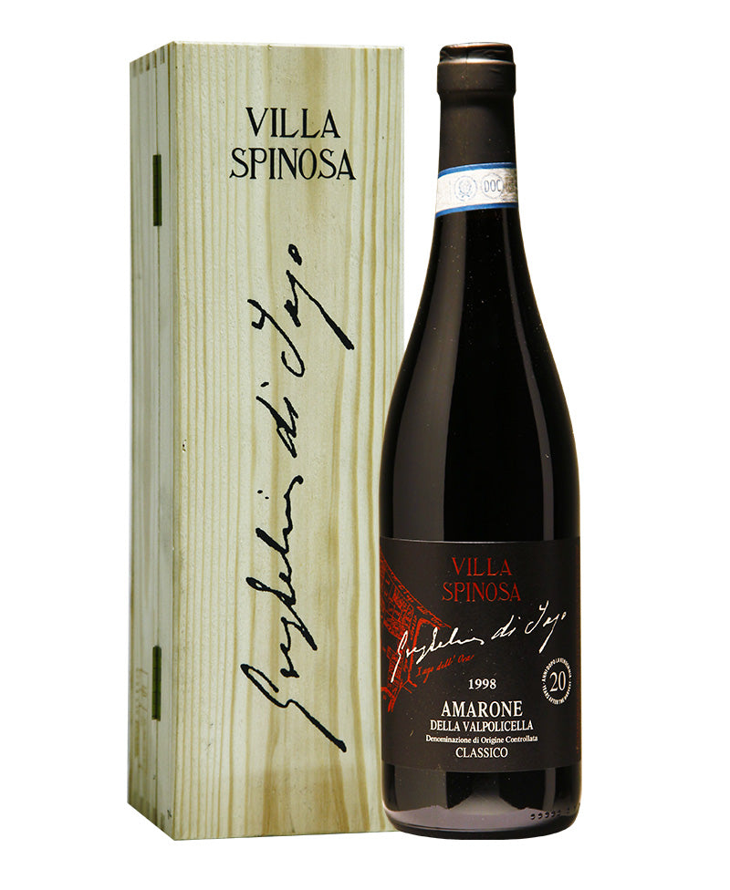 1998 - 20 Anni Dopo Amarone Guglielmi Jago Cassa Legno - Villa Spinosa