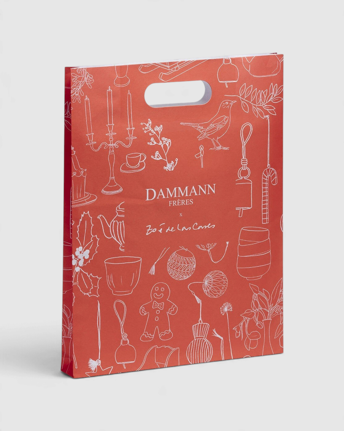 Calendario dell’Avvento 2026 Dammann Frères, illustrazioni di Zoé de Las Cases - shopper