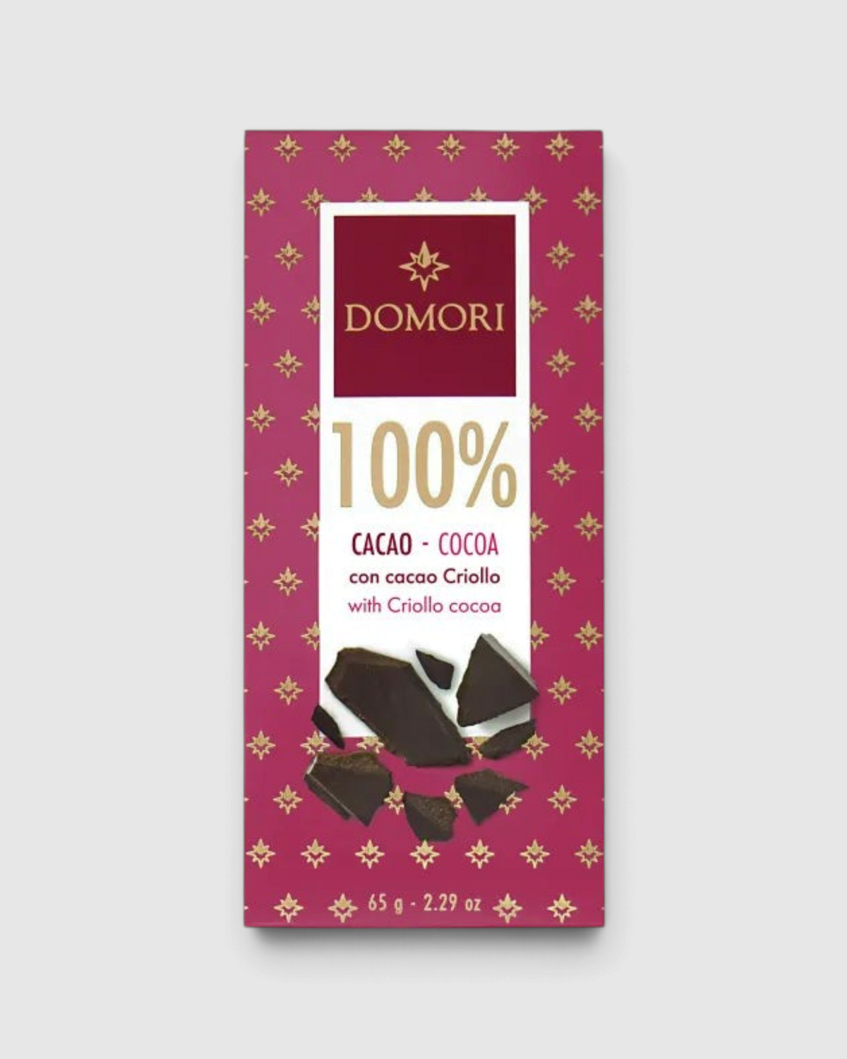 Tavoletta Domori Antologia cacao 100% con cacao Criollo da 75 g