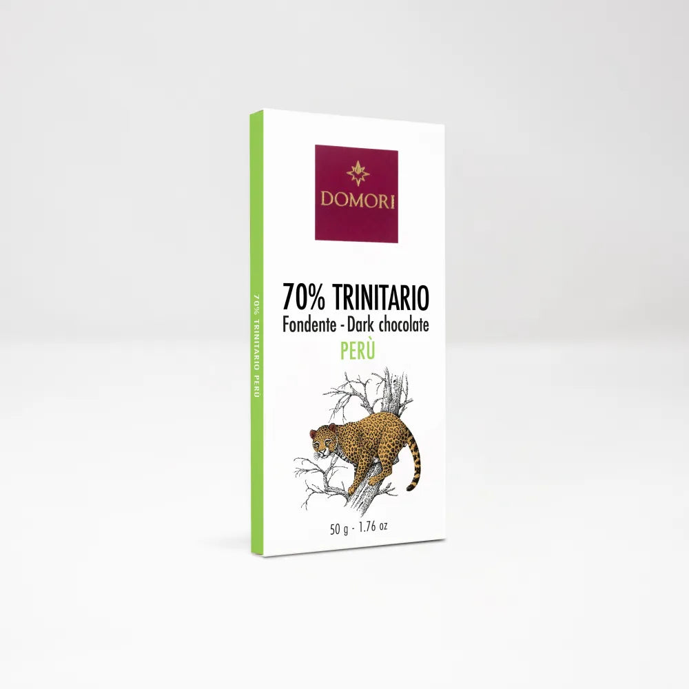 Tavoletta Domori Single Origins Perù, cioccolato fondente 70%, 50 g
