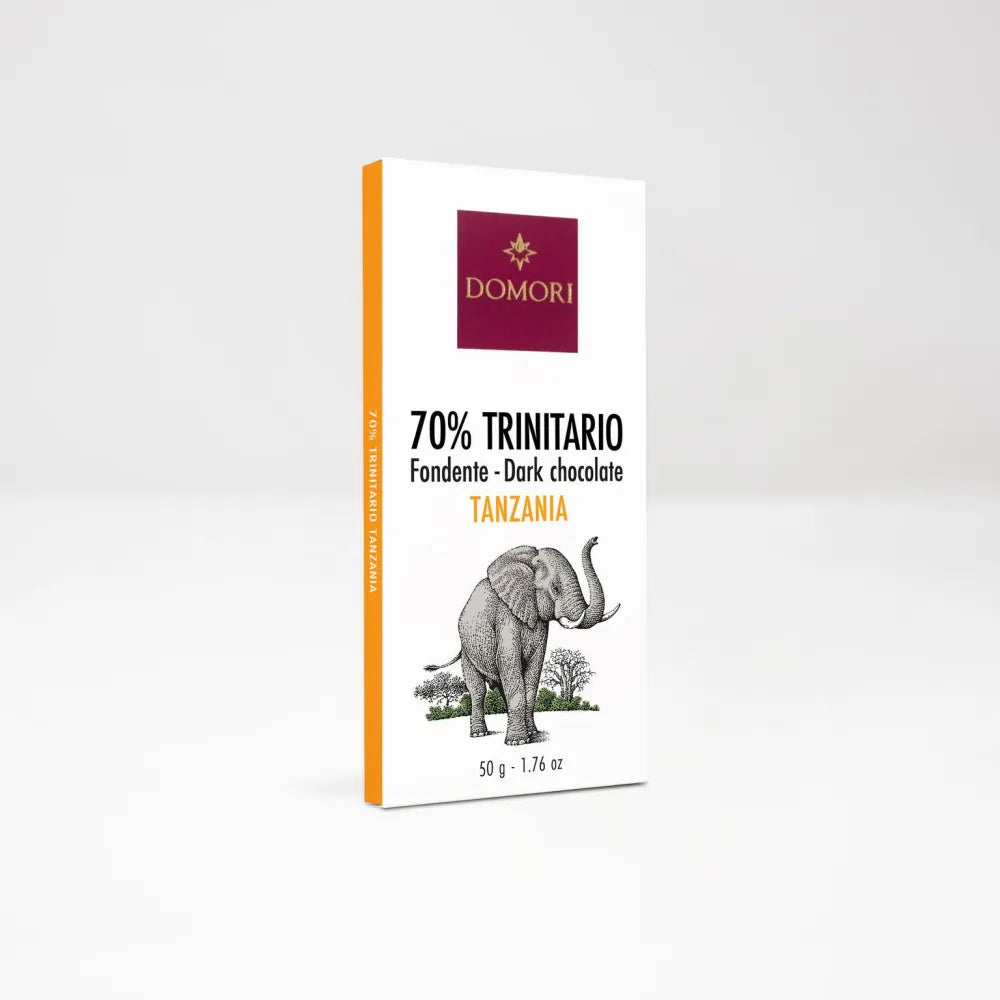 Tavoletta Domori Single Origins Tanzania, cioccolato fondente 70%, 50 g