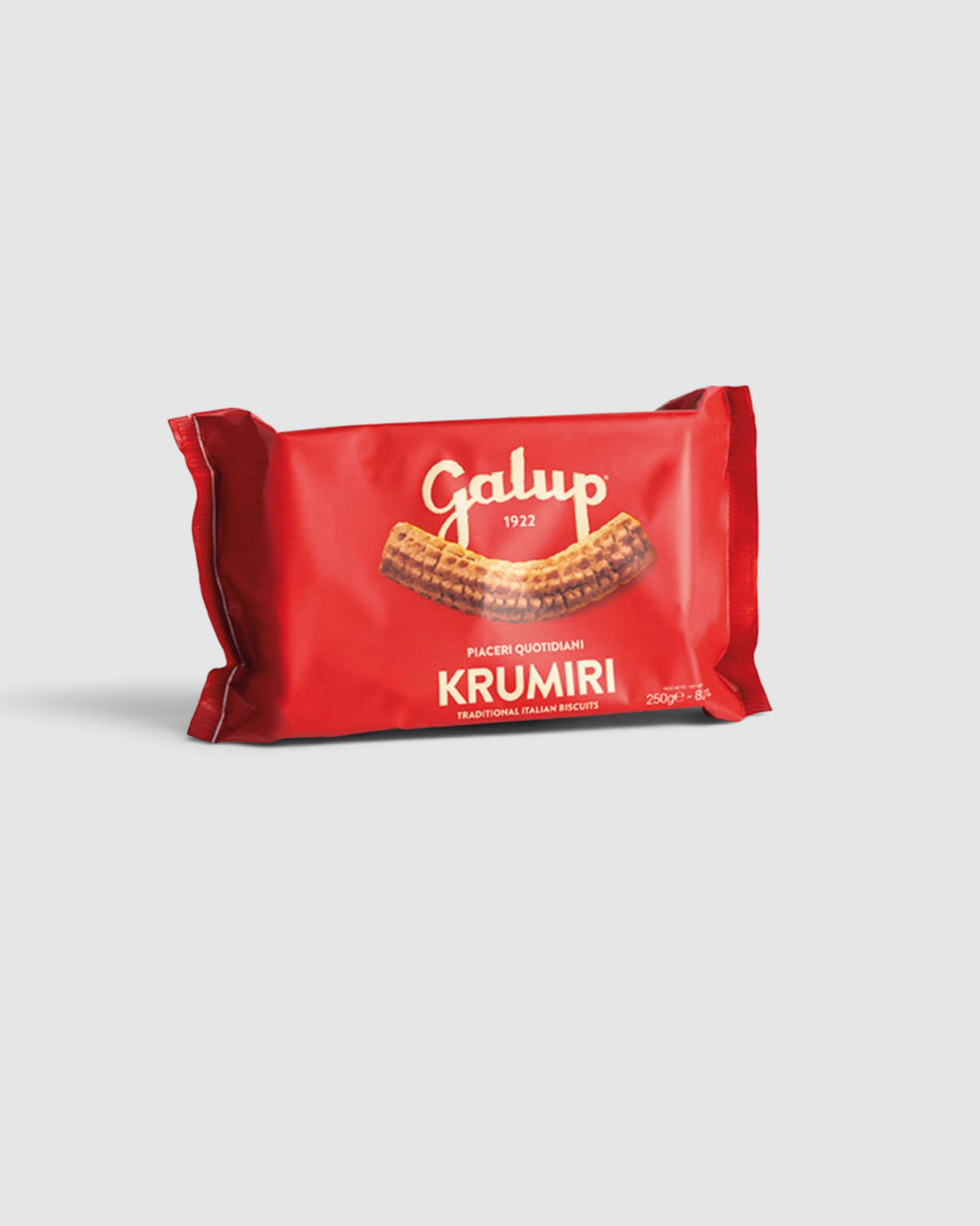 Krumiri classici in flowpack 250 g - Galup, confezione del prodotto