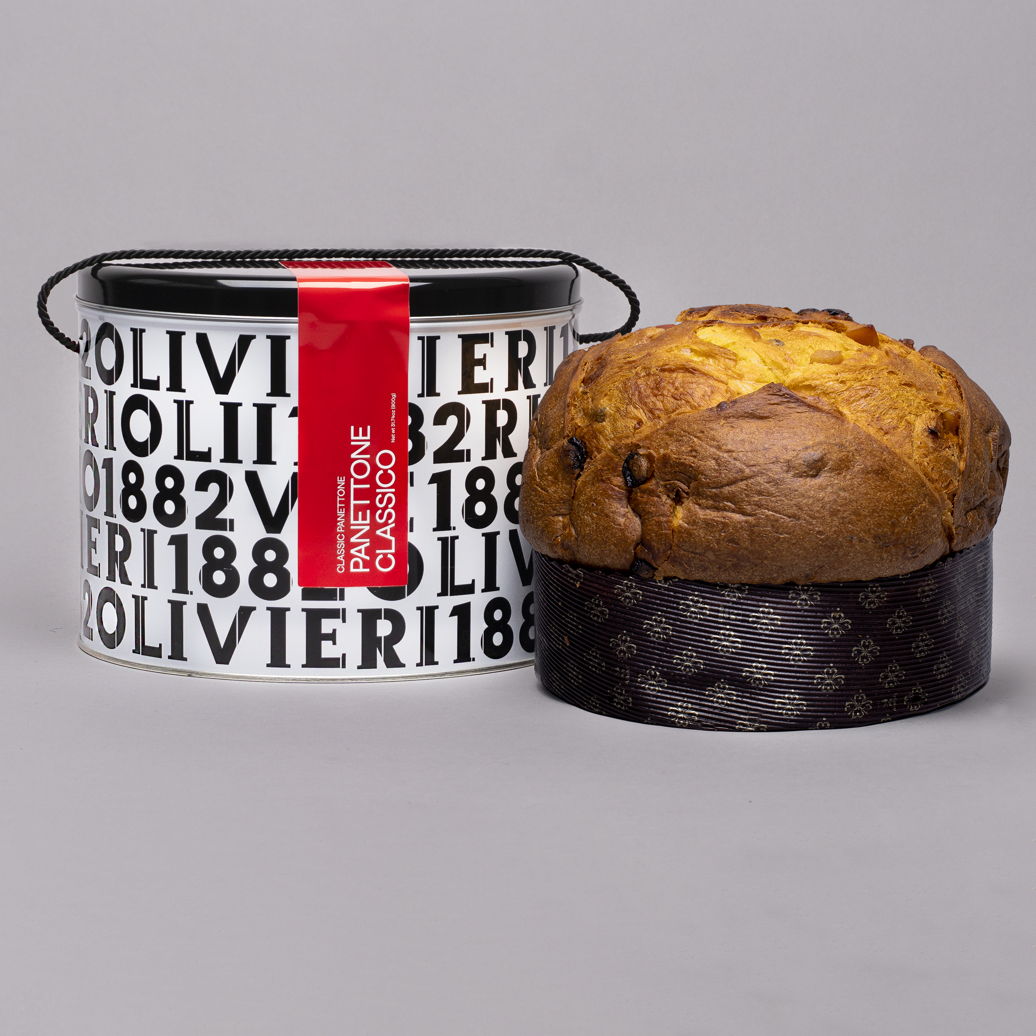 Panettone Classico in Latta 1 kg- Olivieri 1882