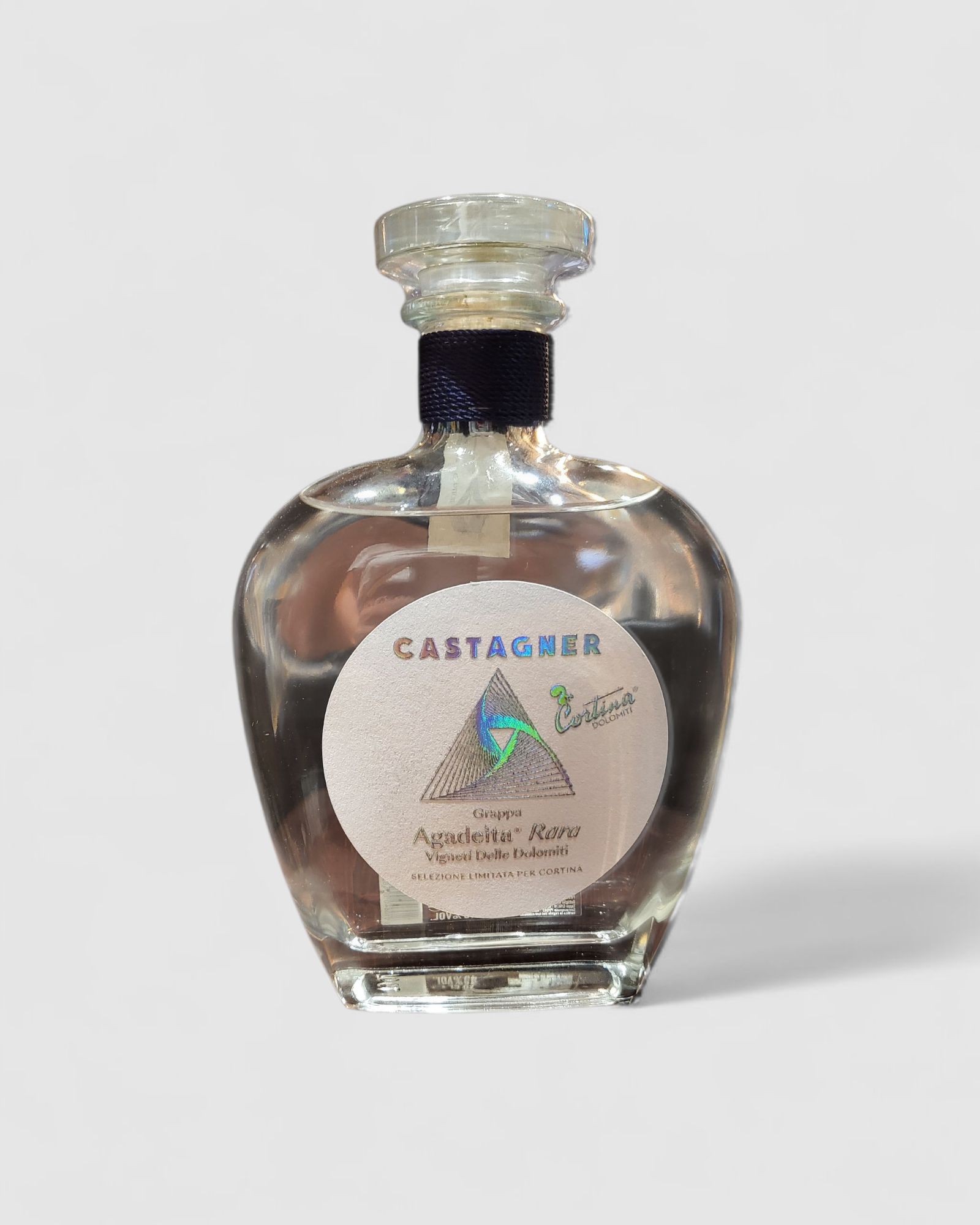 Grappa Rara Bianca Agadeìta con confezione in legno - Castagner