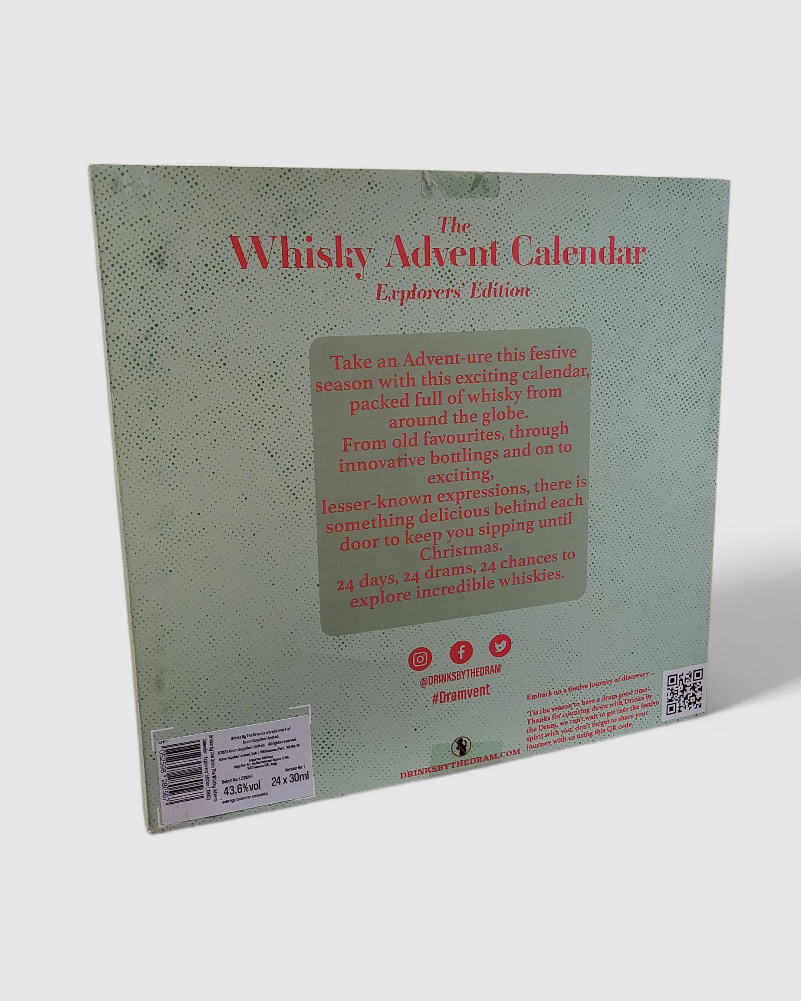 The Whisky Advent Calendar Explorers' Edition- Drinks by the Dram