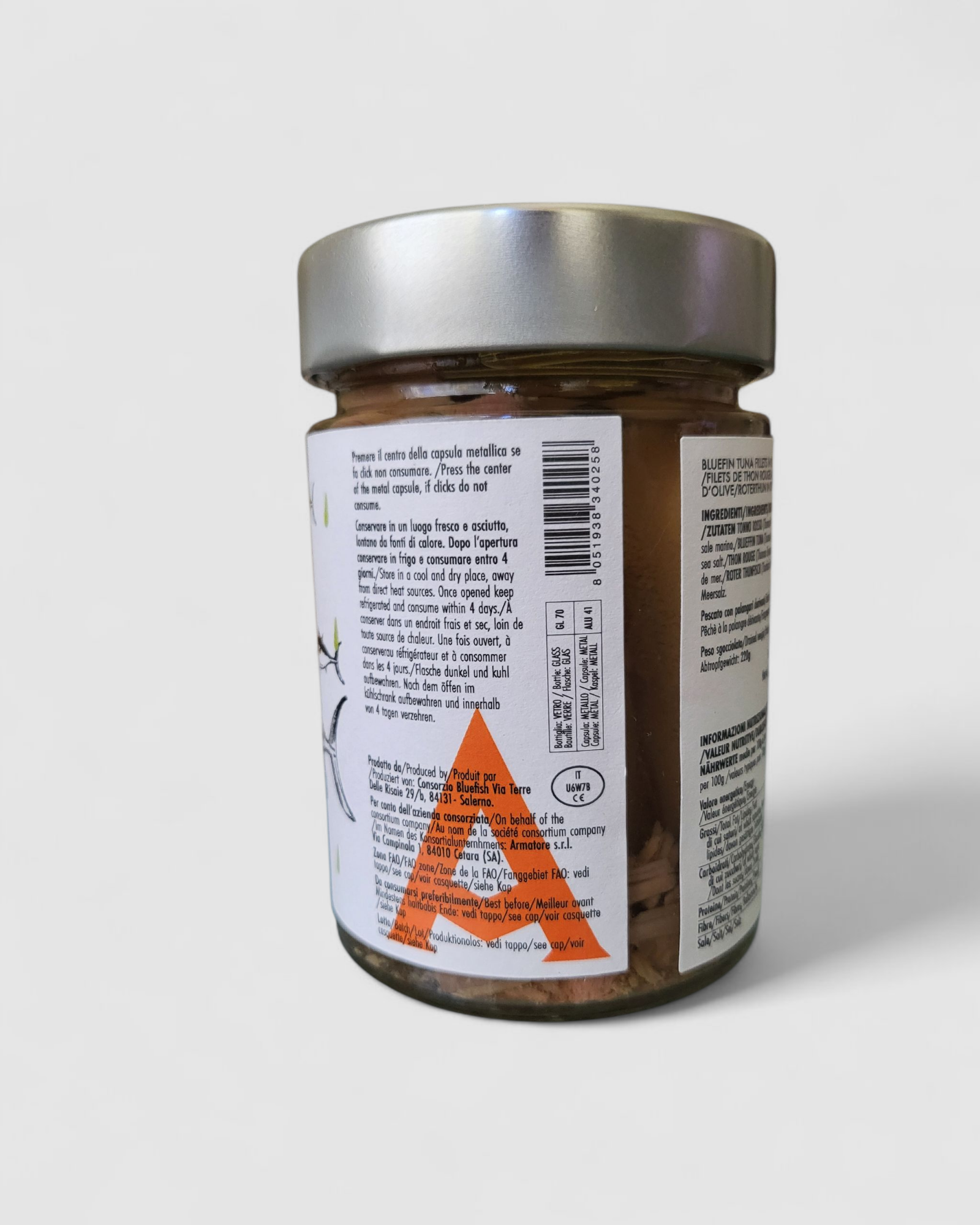 Tonno rosso - Filetti in olio - Armatore