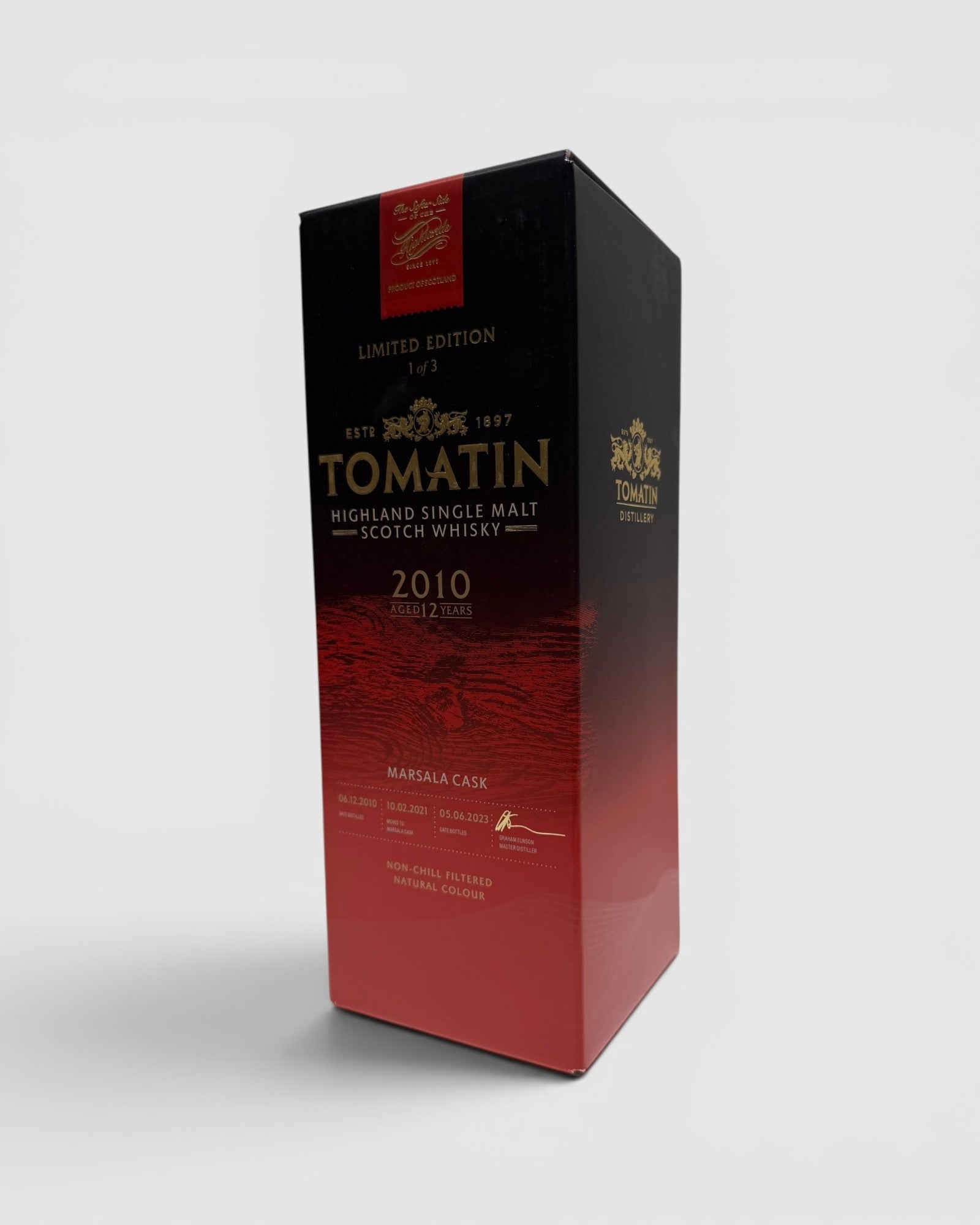 Tomatin 12 Yo Italian Collection Marsala Cask 2010 - Limited Edition Italian Collection