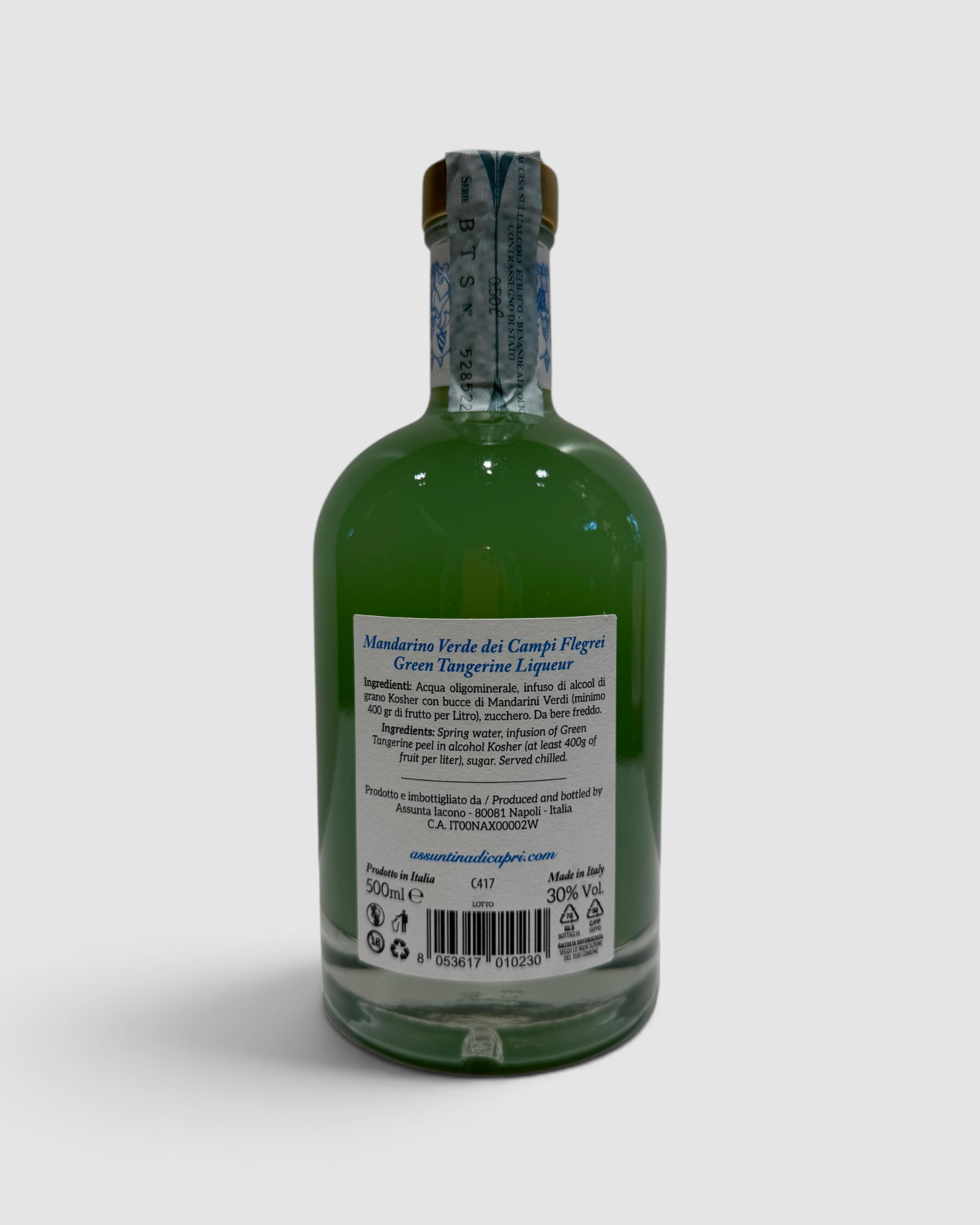 Liquore di Mandarino Verde dei Campi Flegrei - Assuntina di Capri