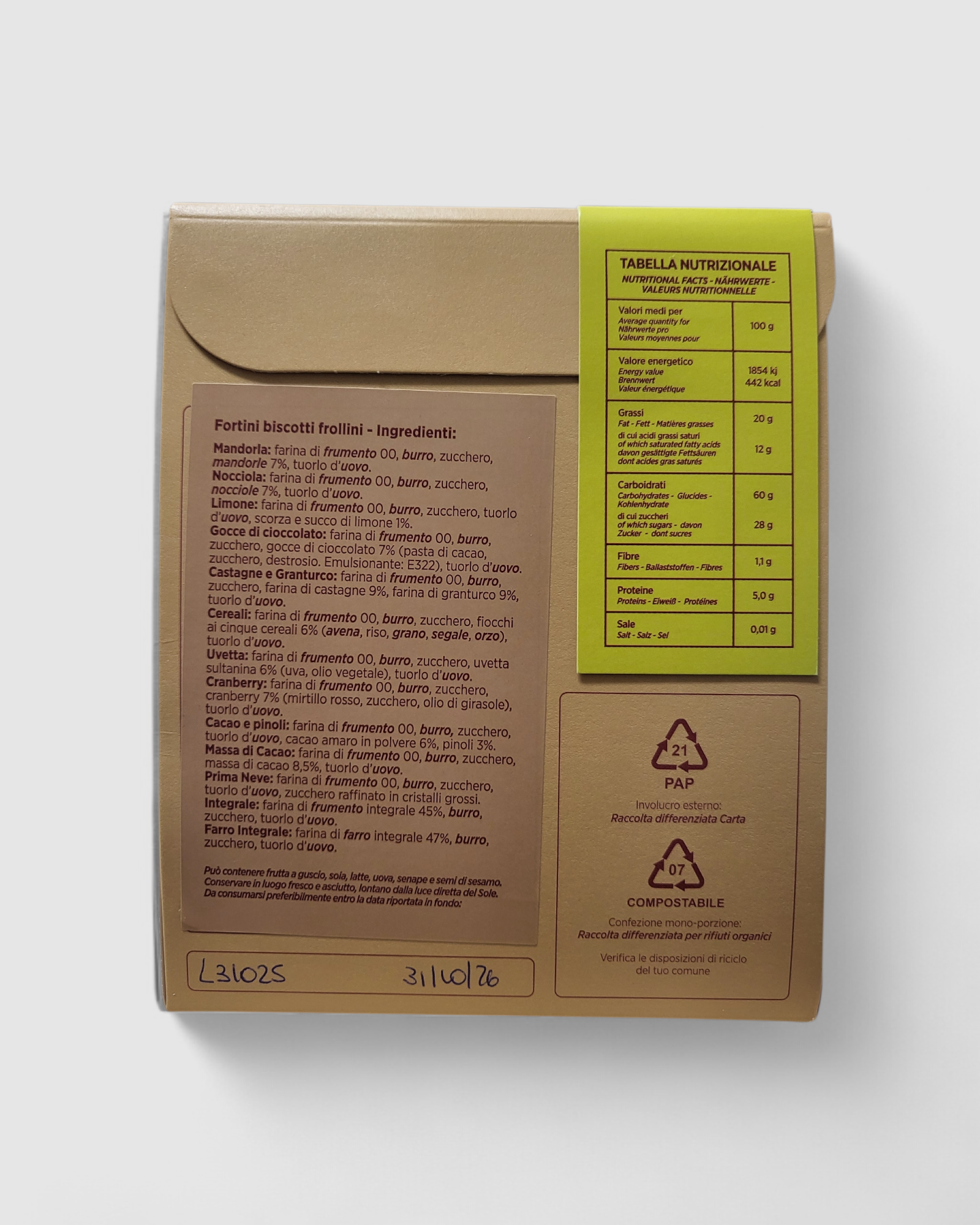 Biscotti frollini al limone - I Fortini