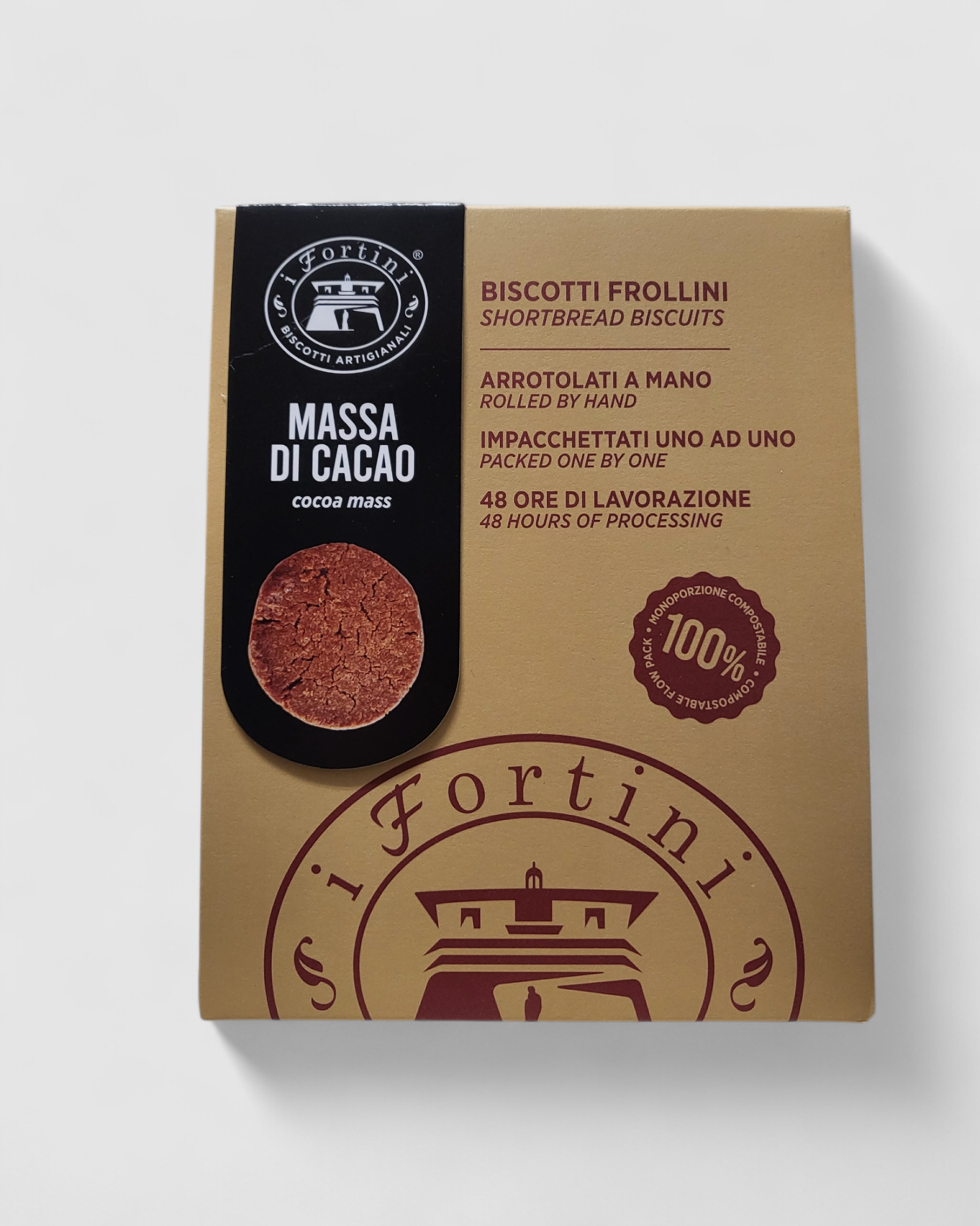 Biscotti frollini Massa di Cacao - I Fortini