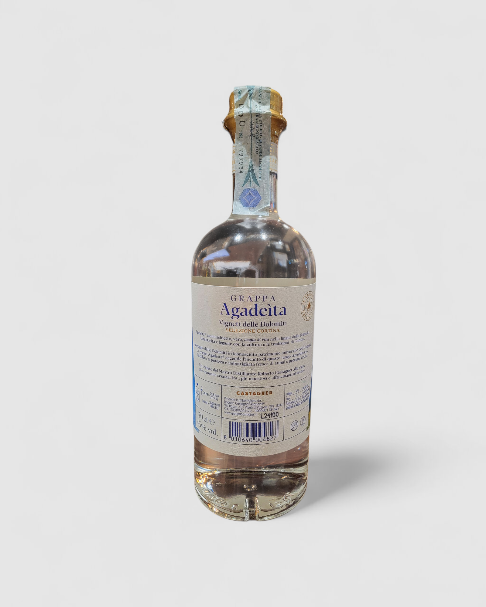 Grappa Bianca Agadeìta - Castagner
