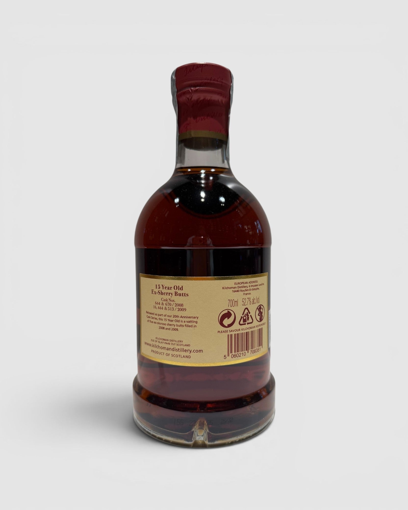 Kilchoman 15 Years Old Sherry Cask - 20th Anniversary Edition