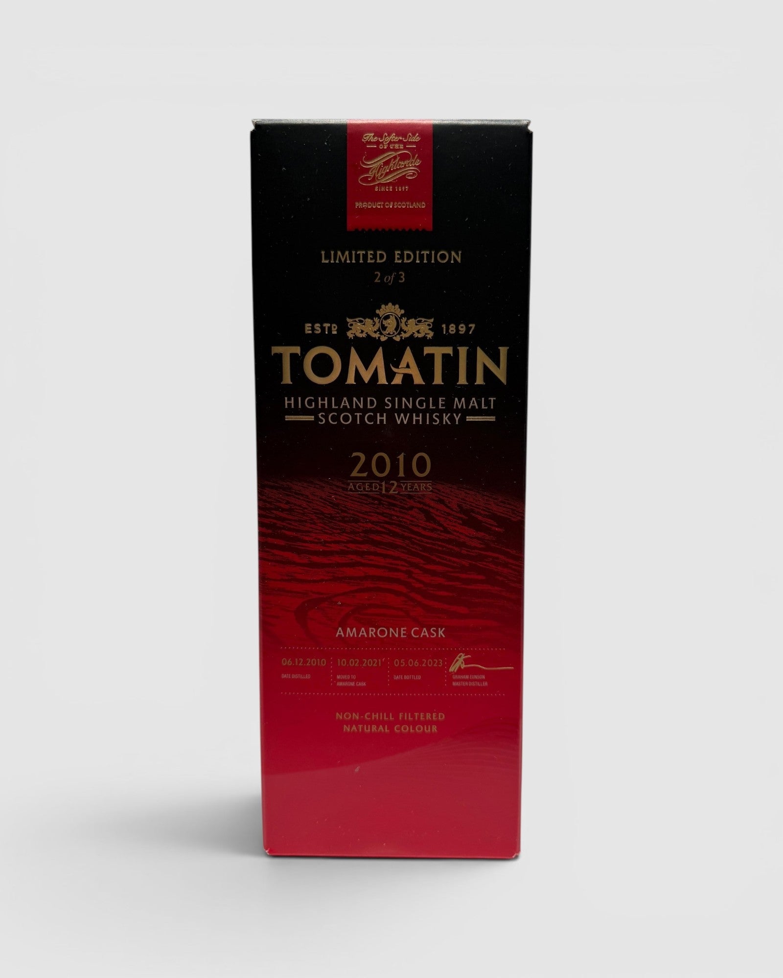 Tomatin 12 Yo Italian Collection Amarone Cask 2010 - Limited Edition Italian Collection