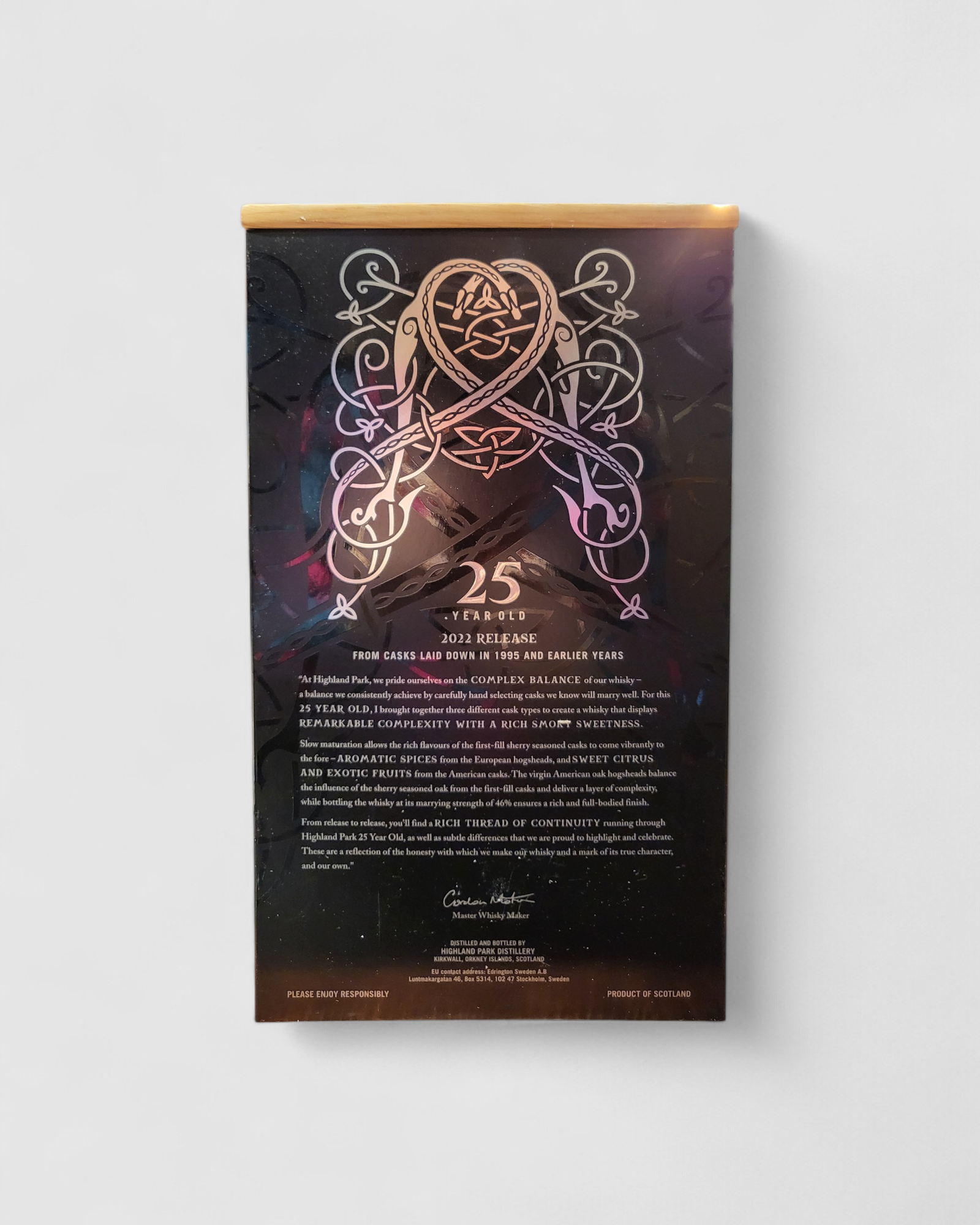 Highland Park 25 Y.O. Single Malt Whisky Release 2022