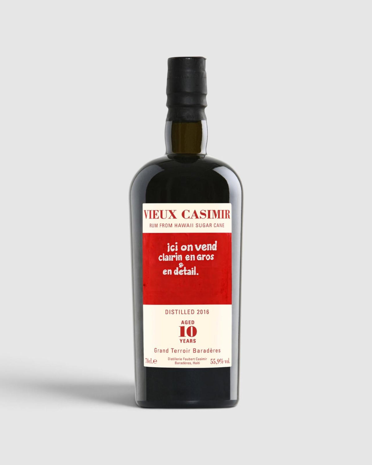 Clairin Vieux Casimir 10 Y.O. - Barraderès Grand Terroir