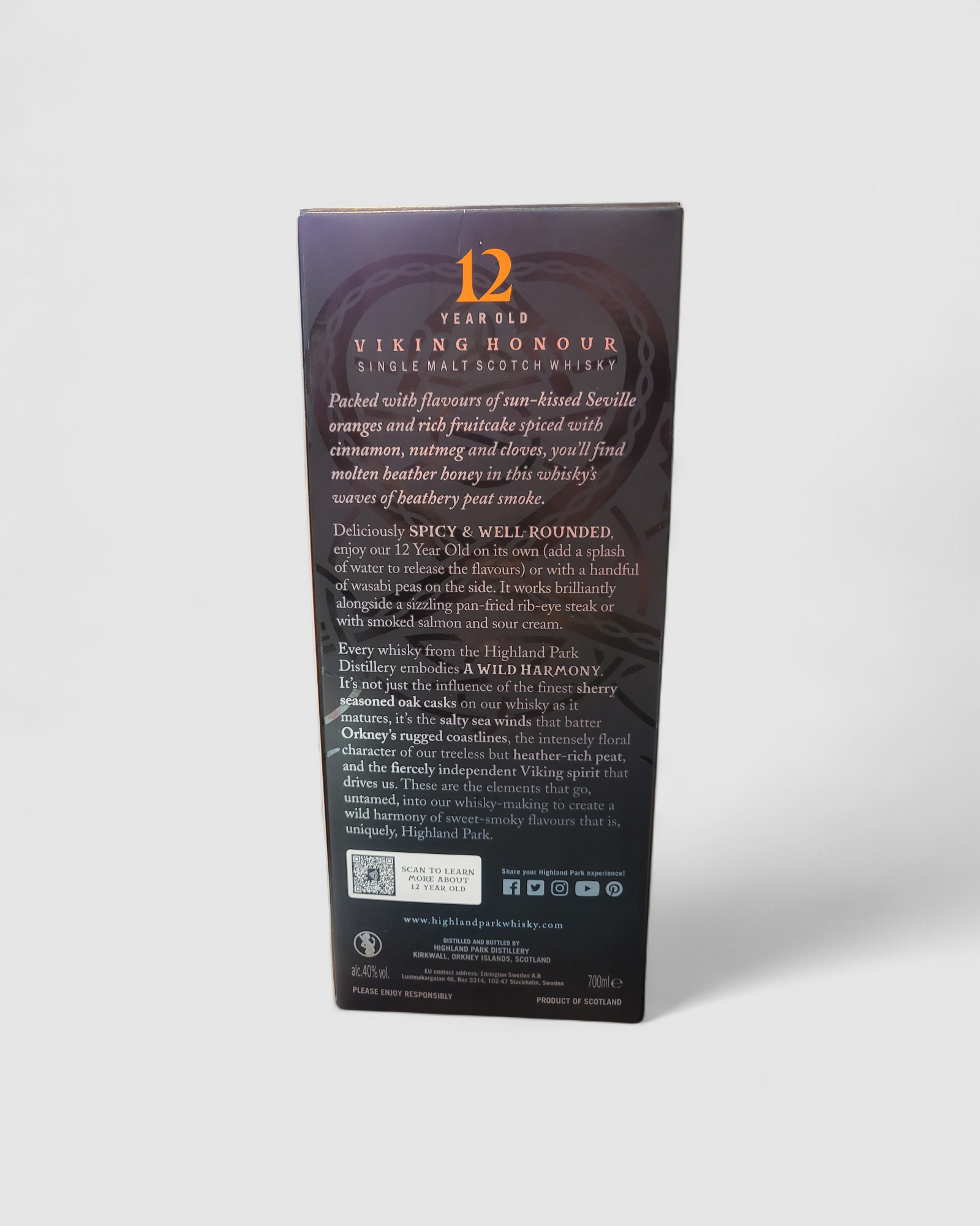 Highland Park 12 Y.O. Single Malt Scotch Whisky