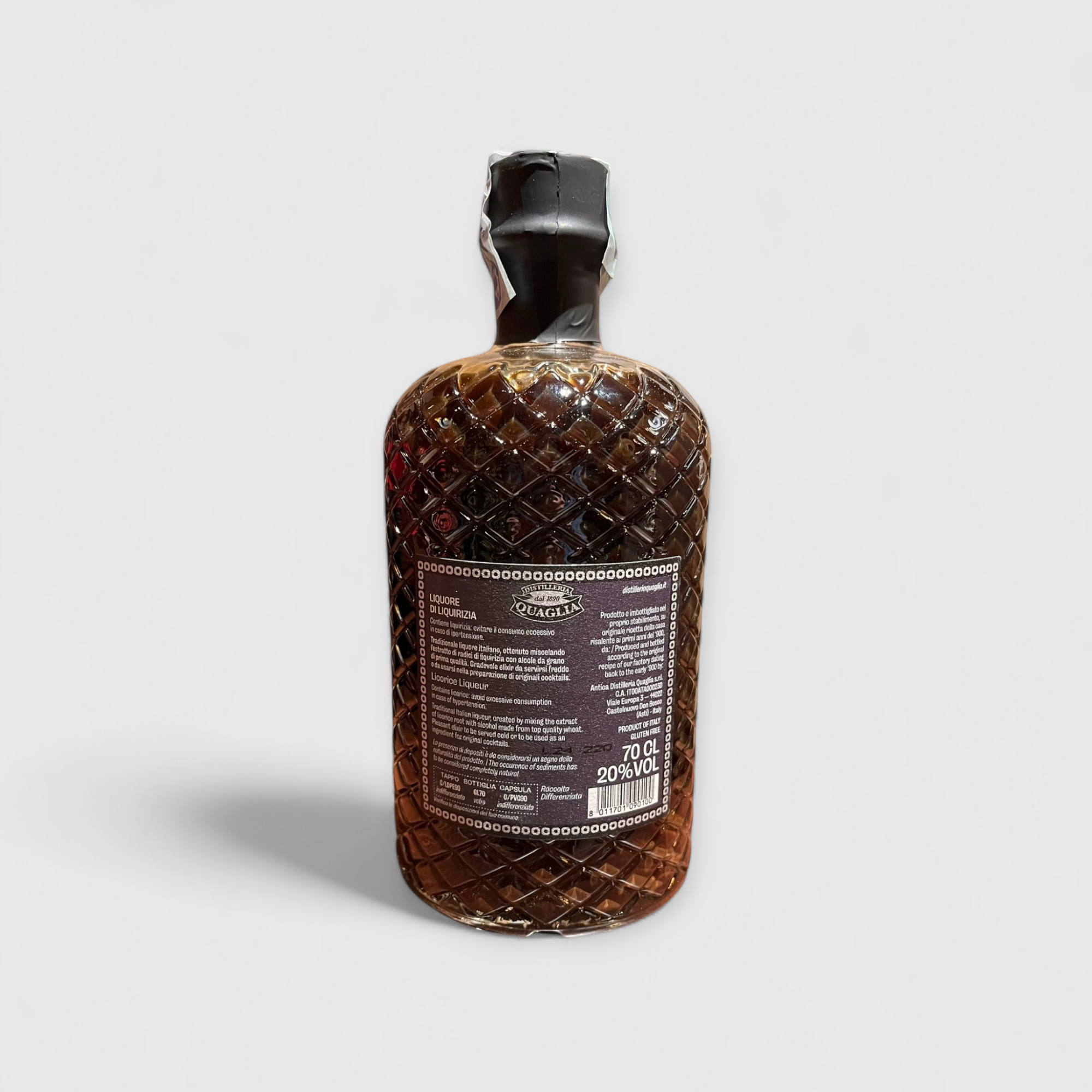 Liquore di Liquirizia Vintage Spirits - Distilleria Quaglia