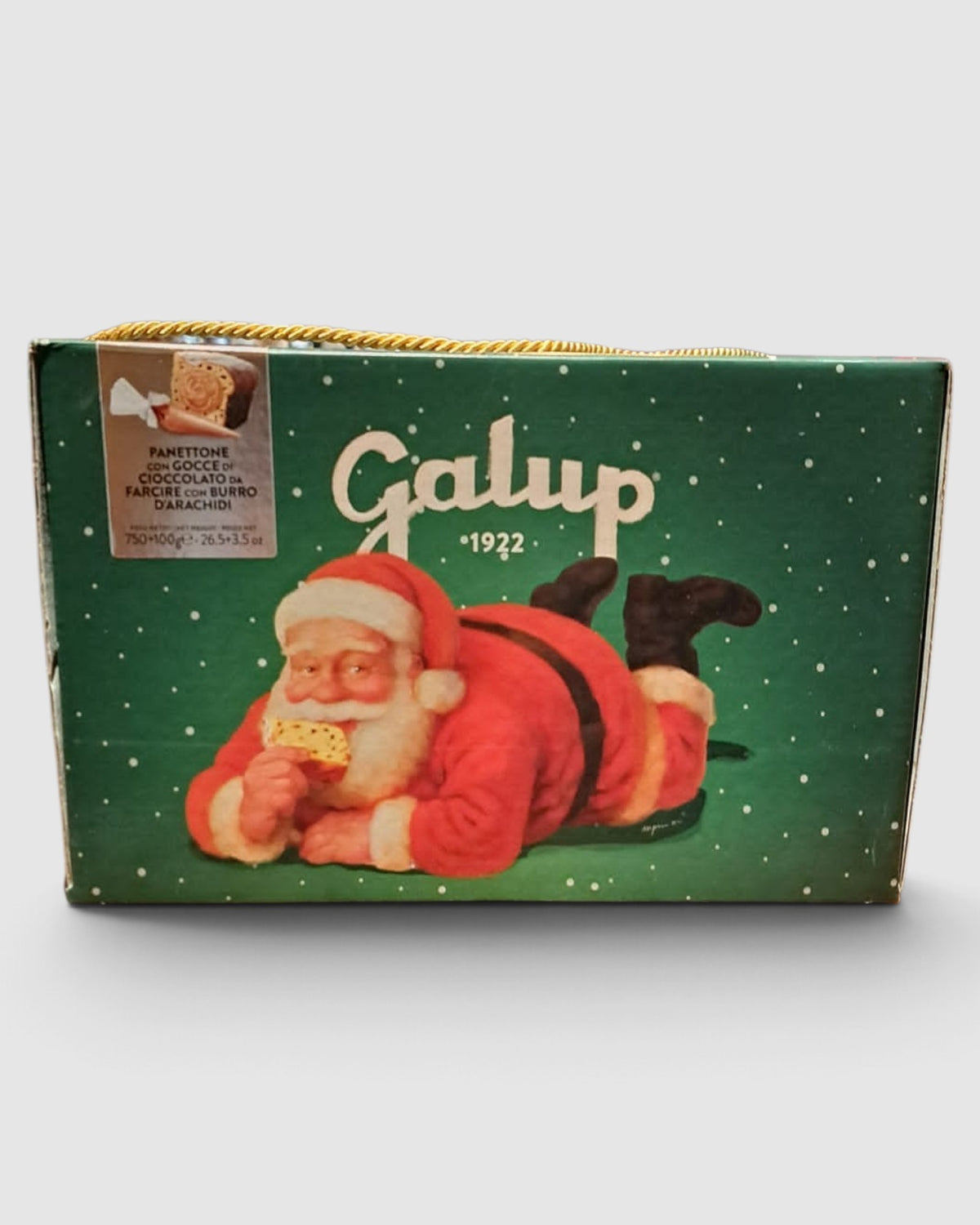 Panettone con gocce di cioccolato e burro di arachidi 750 + 150 g - Galup