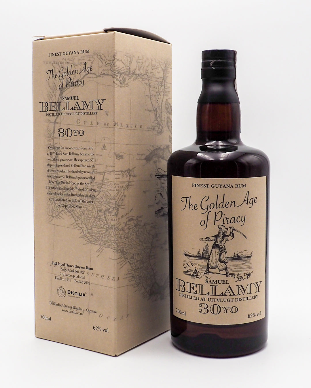 Rum Samuel Bellamy 30yo - The Golden Age of Piracy