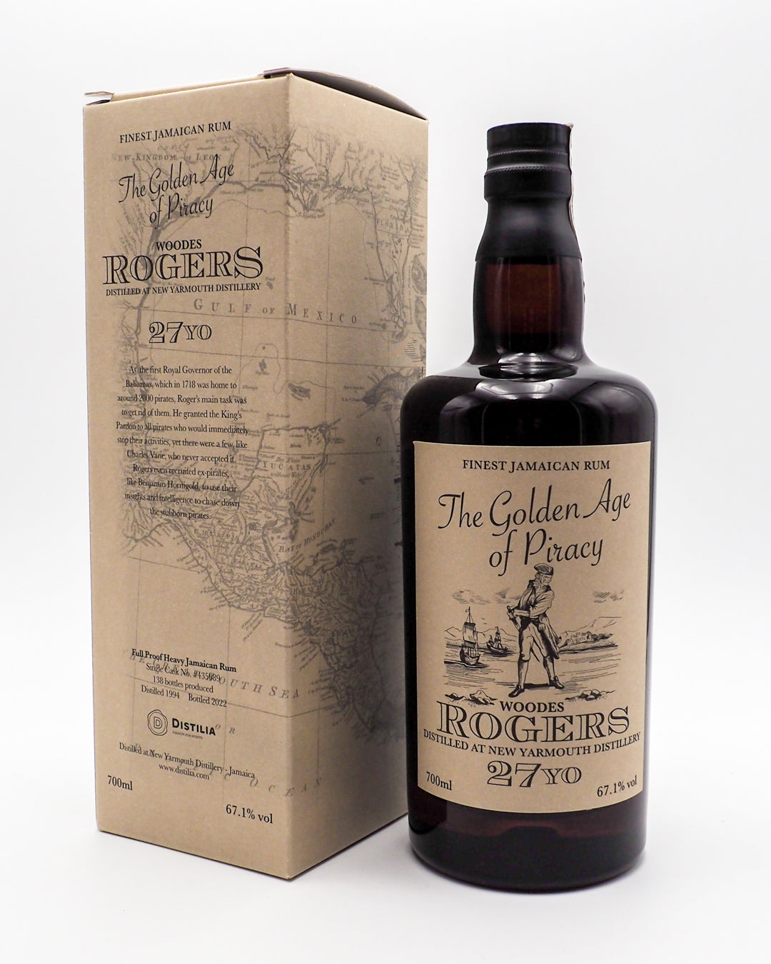 Rum Woodes Rogers 27yo - The Golden Age of Piracy