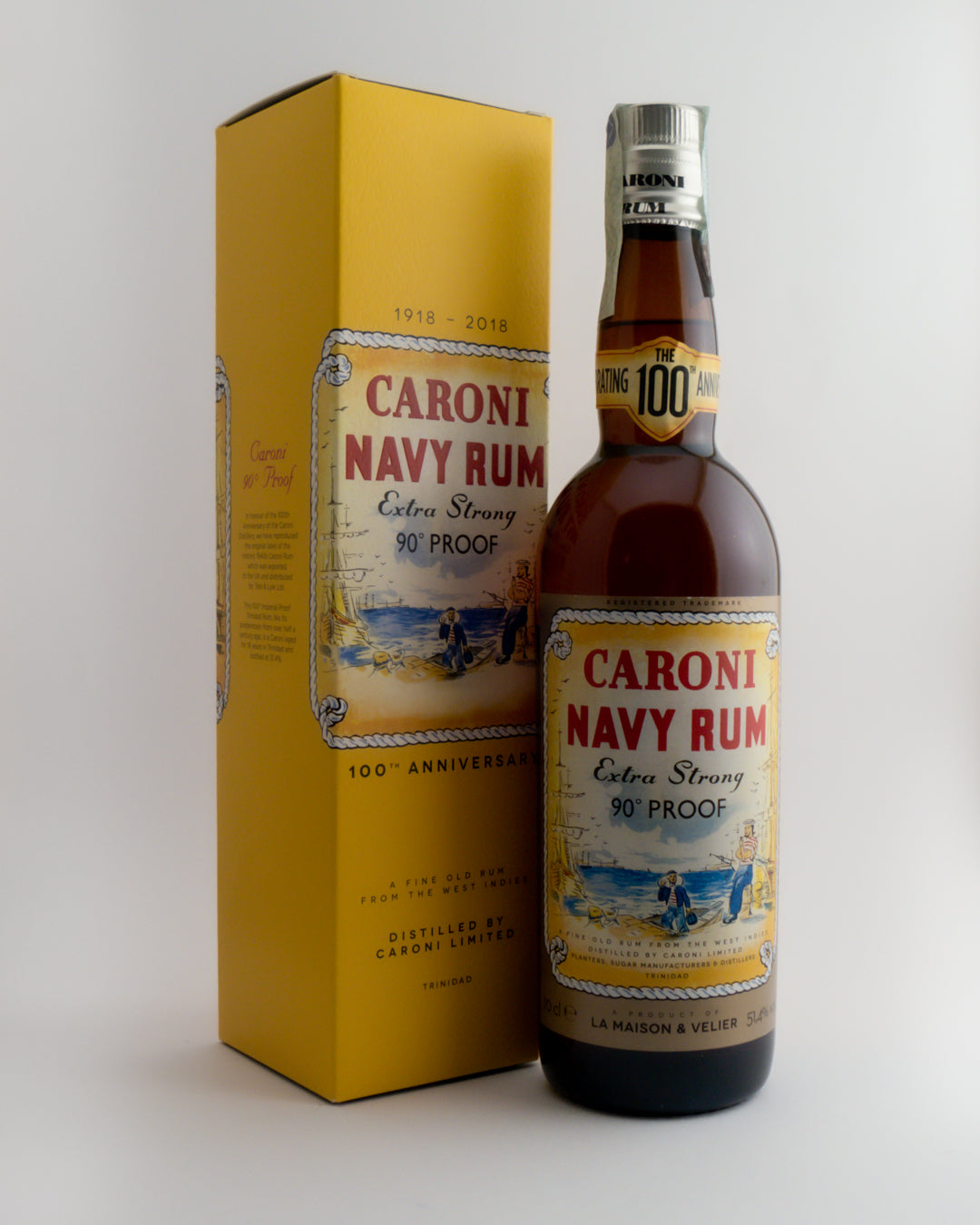 Rum Caroni Navy rum 90° proof Replica