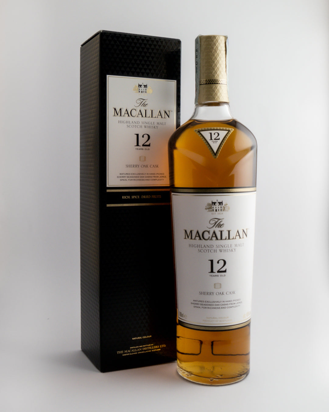 Whisky Macallan 12 YO Sherry Oak Cask