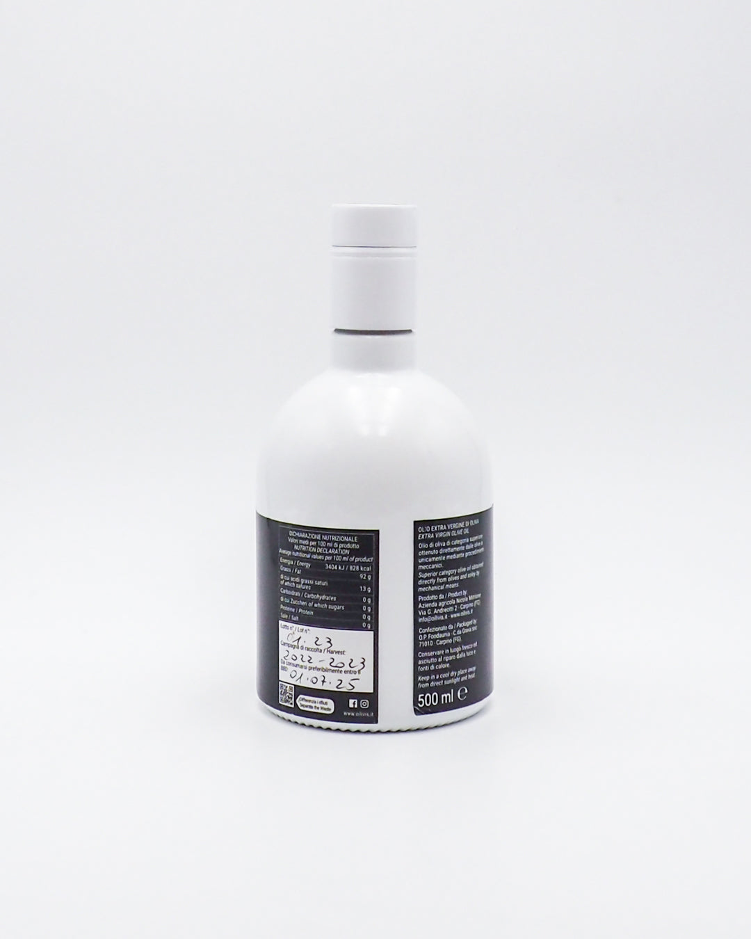 Olio Extravergine di Oliva Monocultivar “Leccino”- Oilivs  500 ml
