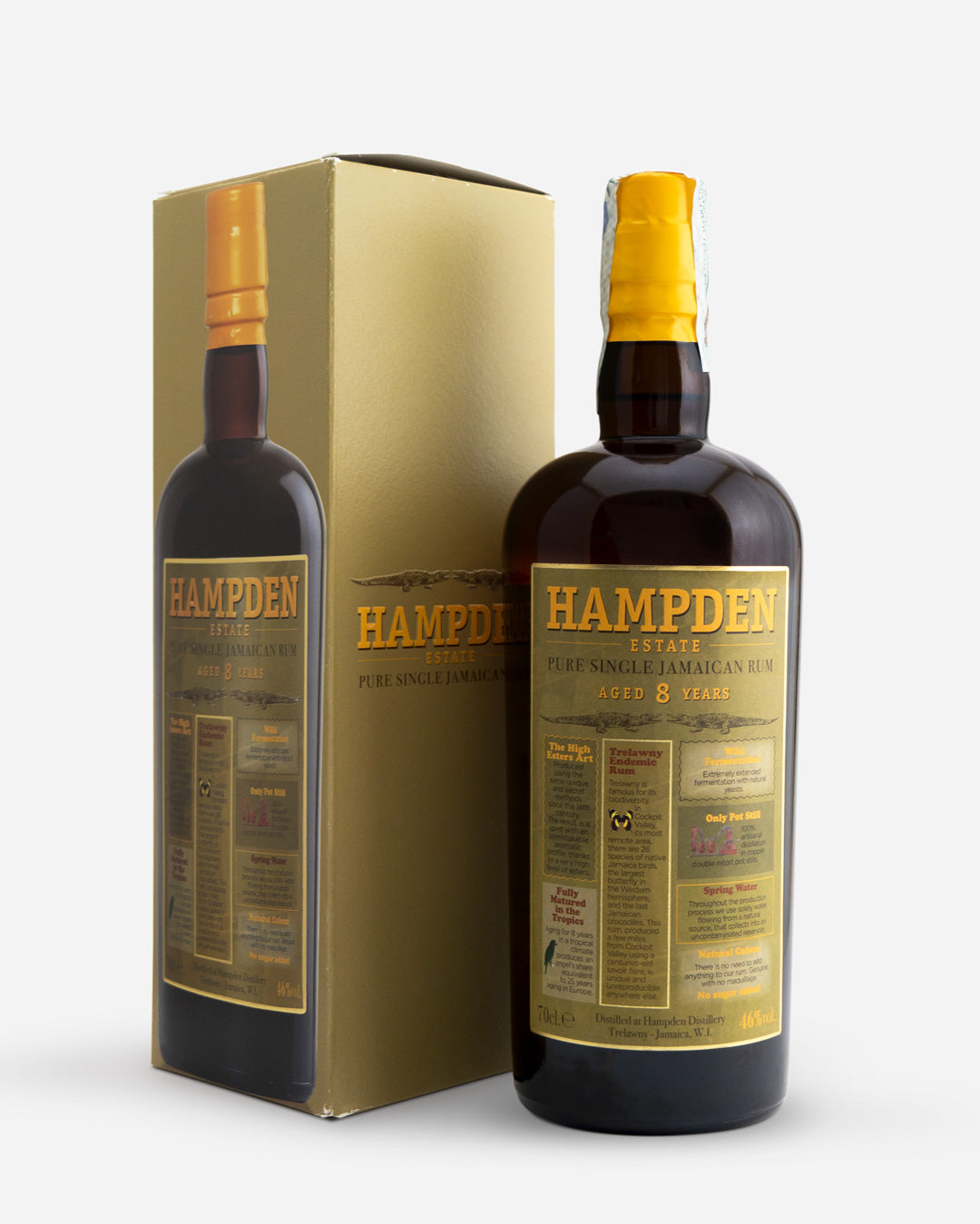 Rum Hampden estate 8YO 46% Vol.