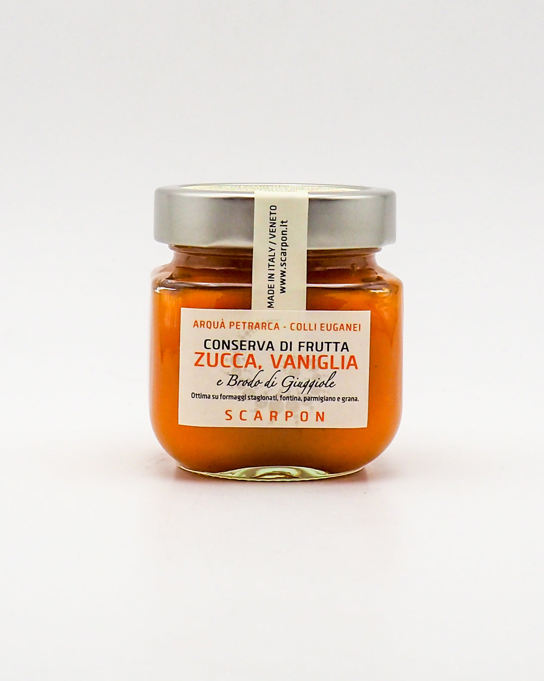 Confettura Extra di Zucca, Vaniglia e brodo di Giuggiole  - Azienda Agricola Scarpon